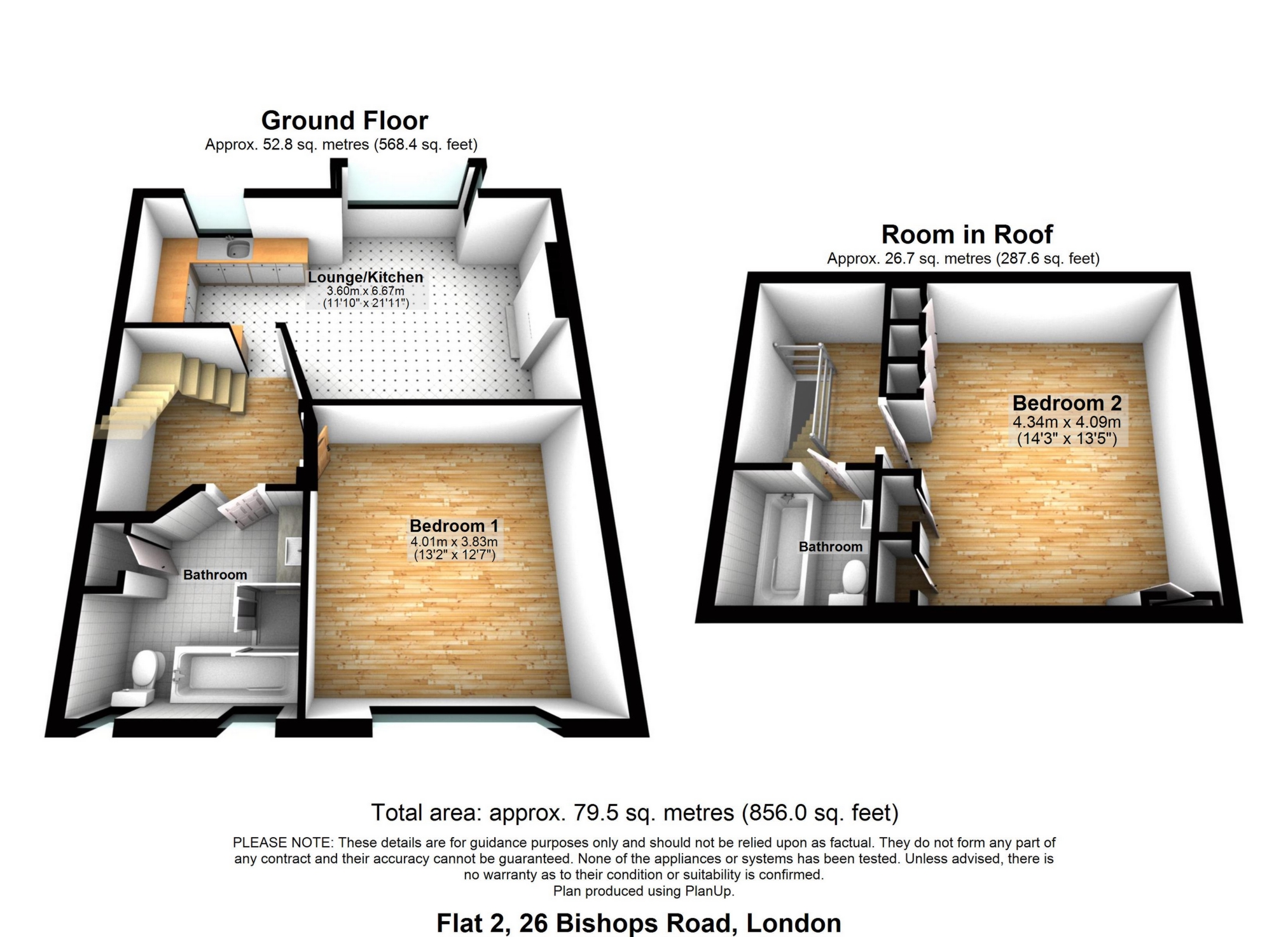 Bishops Road, London floorplan