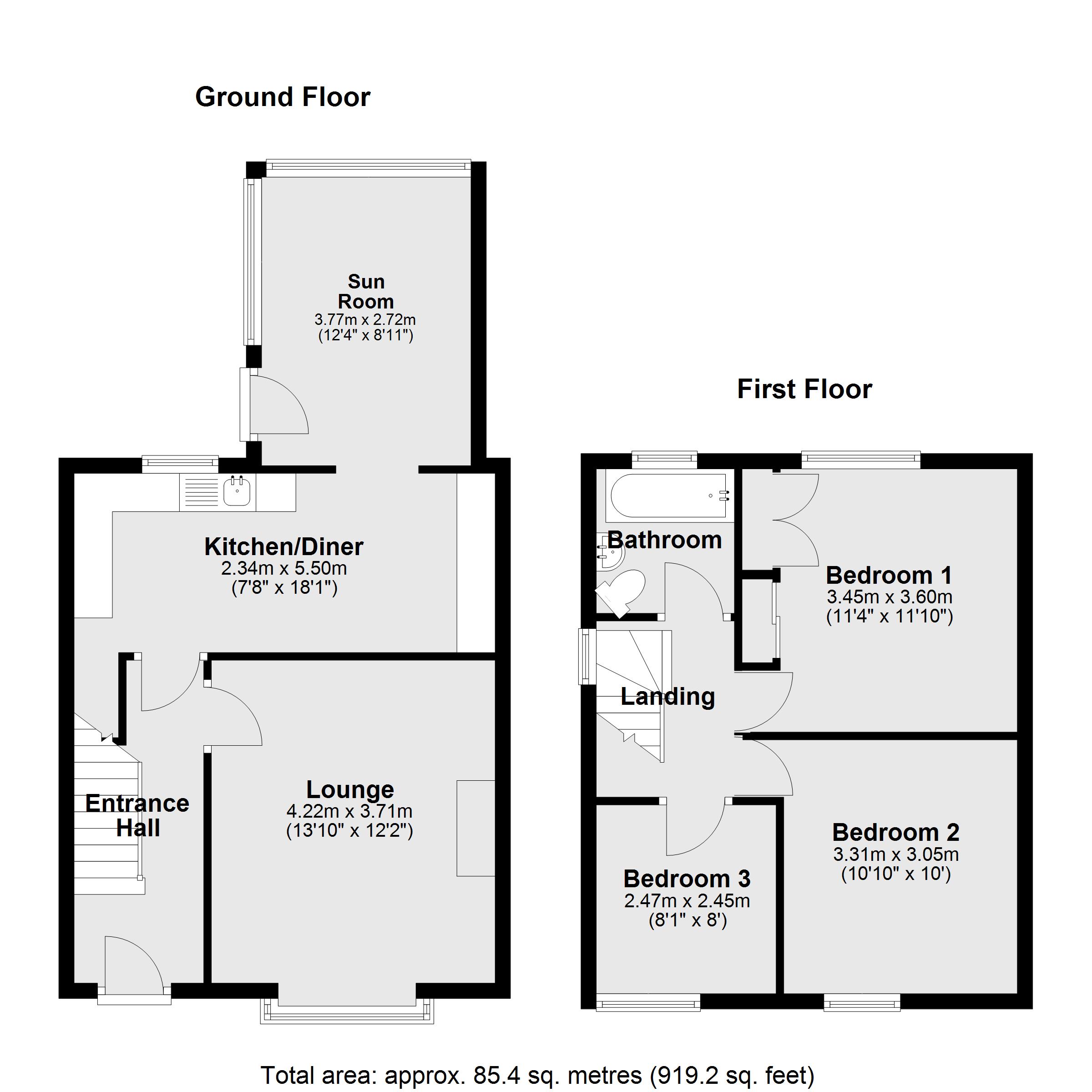 83, Skellingthorpe Road, Lincoln floorplan