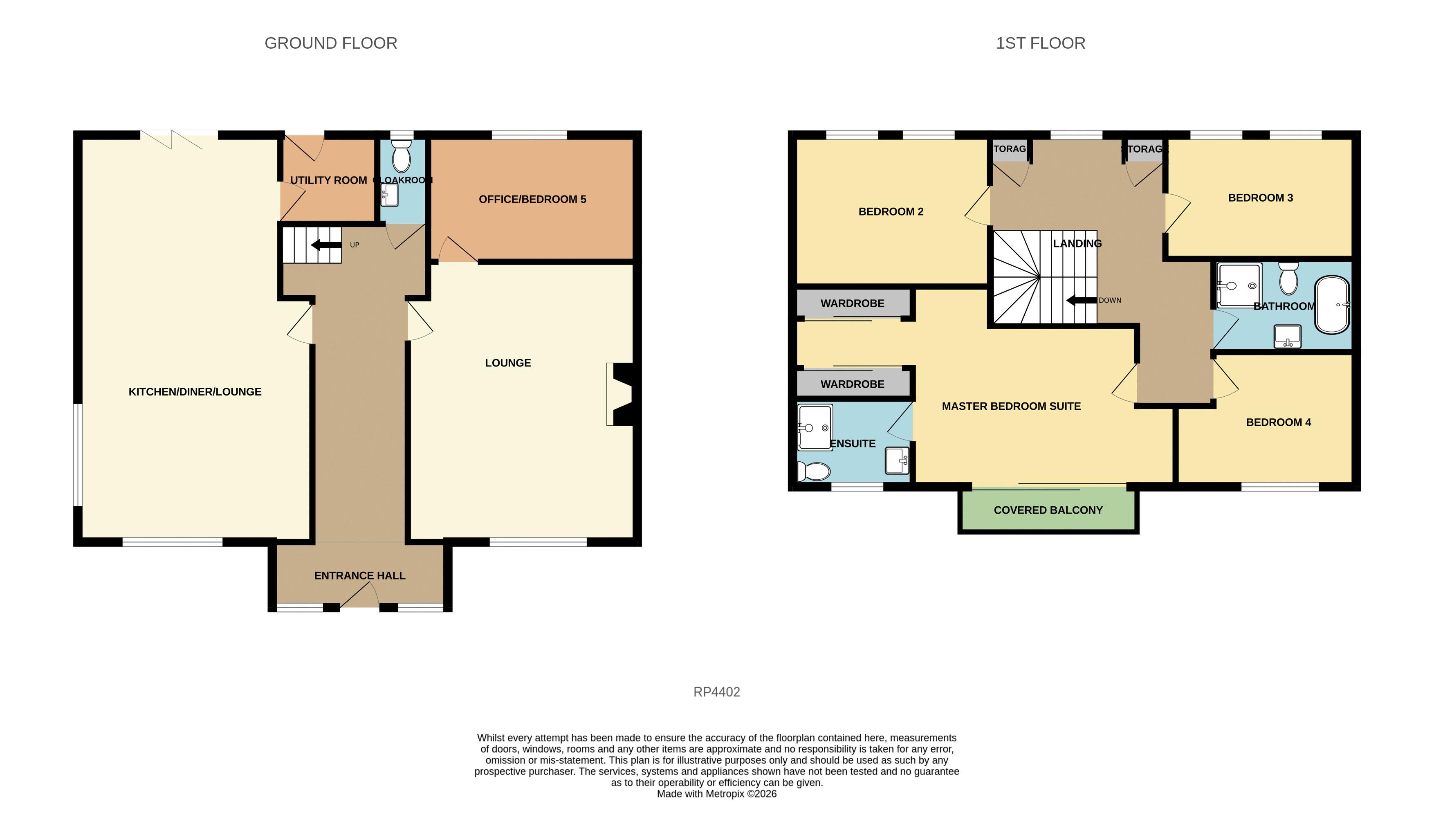 The Hollies, High Lane, Colwyn Bay floorplan