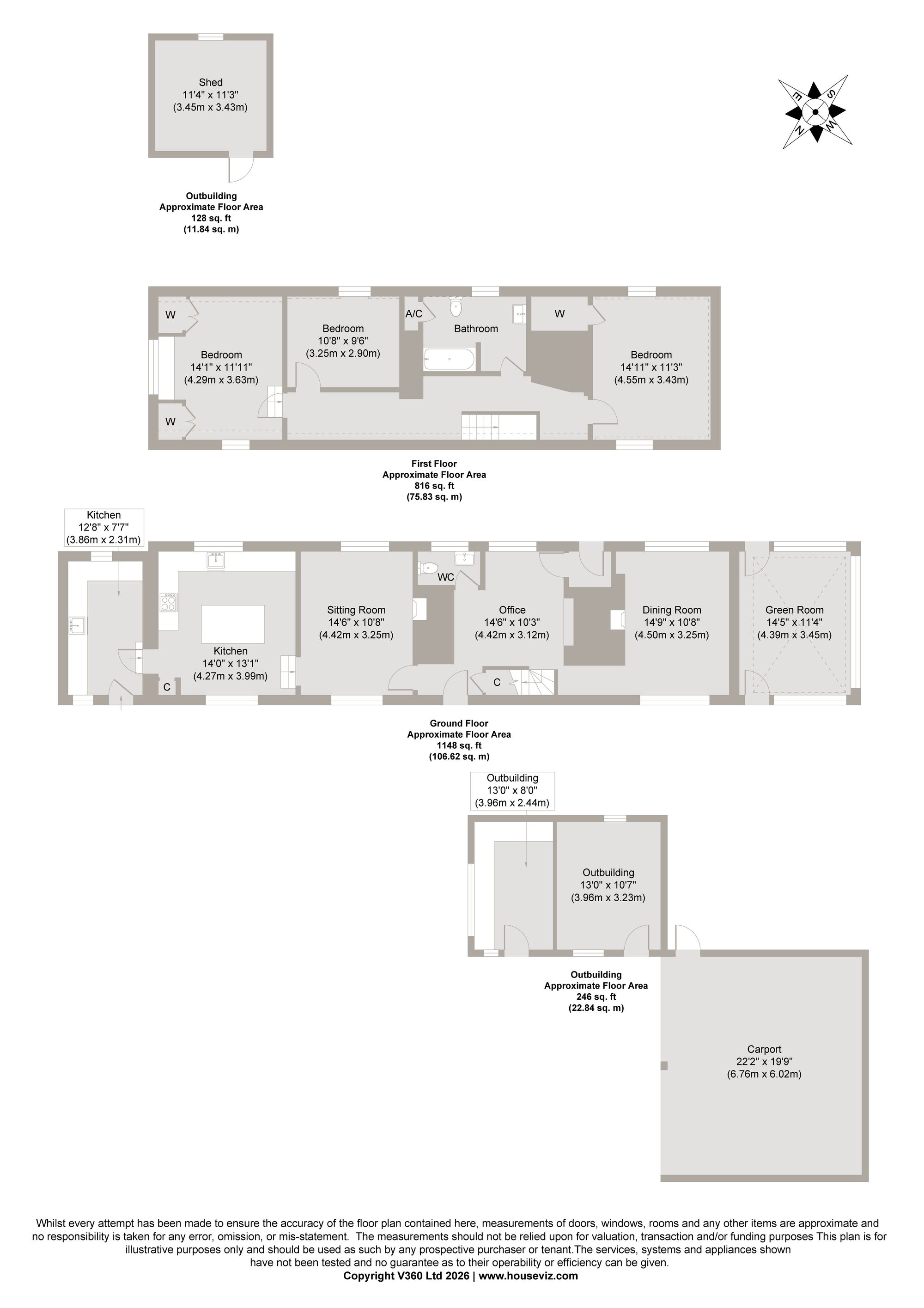 1 Broadflash Cottages Broadflash Lane, Thetford floorplan