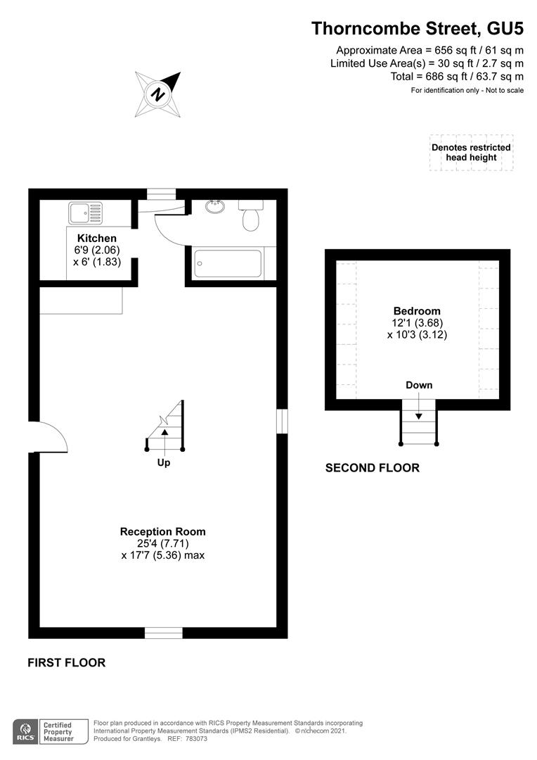 The Granary, Slades Farm, Thorncombe Street, Guildford floorplan
