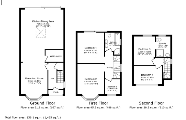 205, Glenesk Road, London floorplan