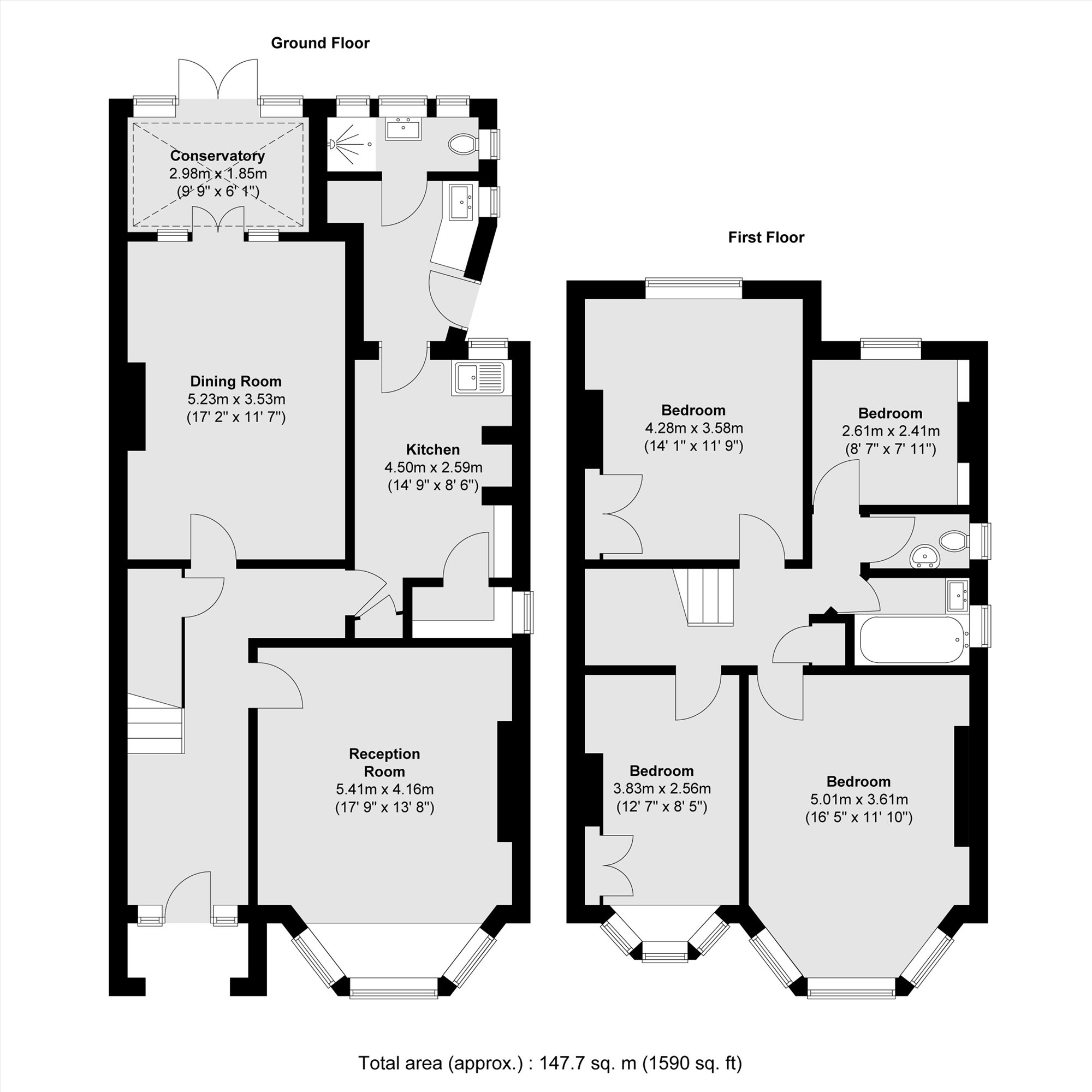 30, Boileau Road, London floorplan