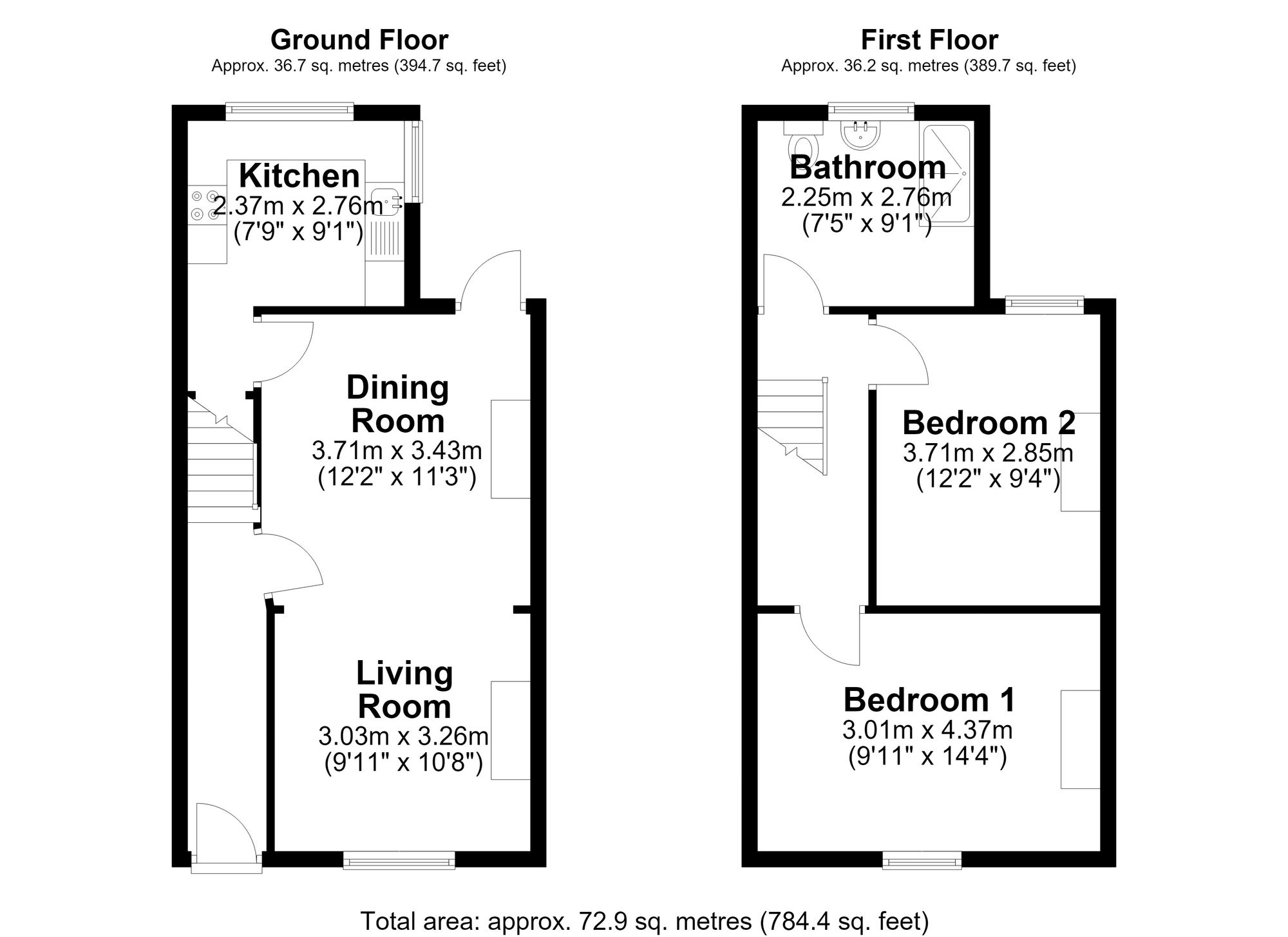 123 Cumberland Street, Warrington floorplan
