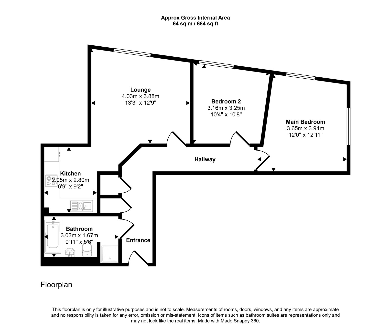 Metalworks Apartments, 93,35, Warstone Lane, Birmingham floorplan