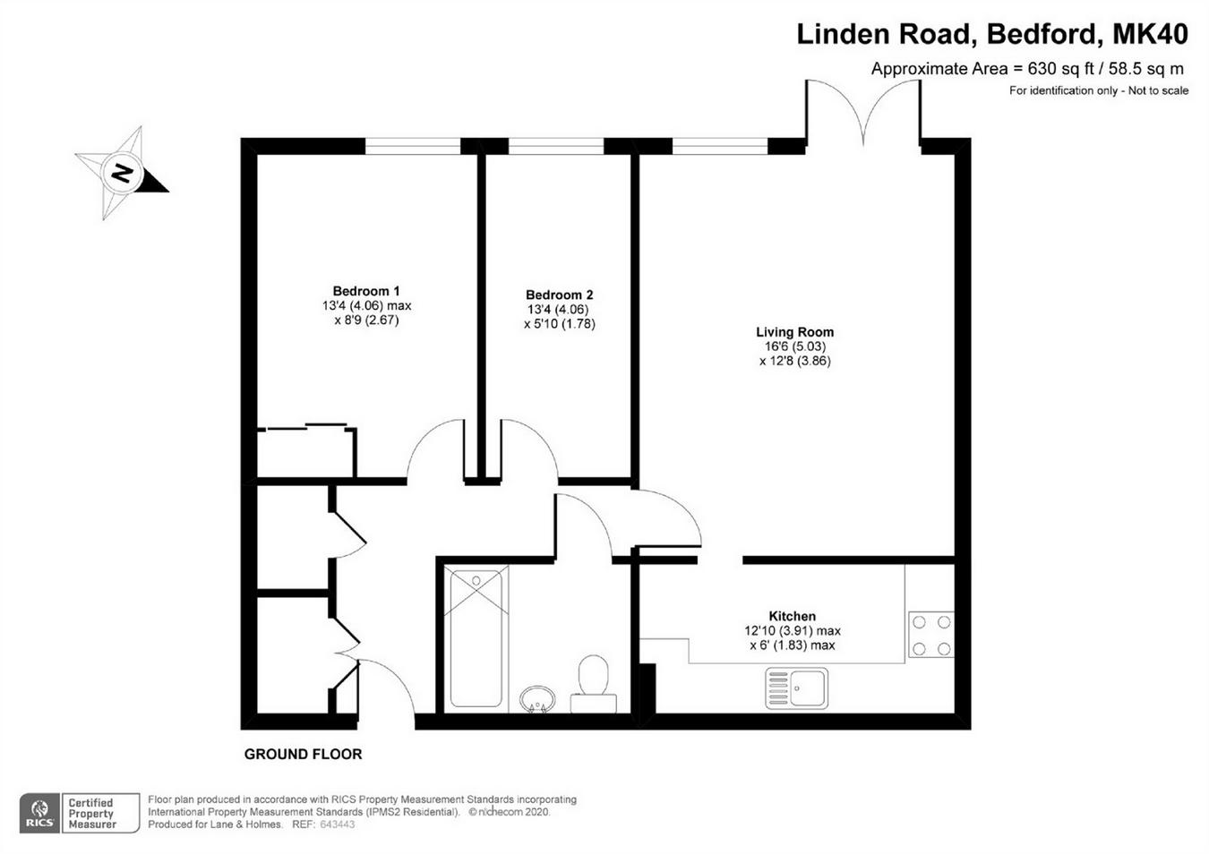 Linden Road, Bedford MK40, 2 bedroom property for sale 56281133