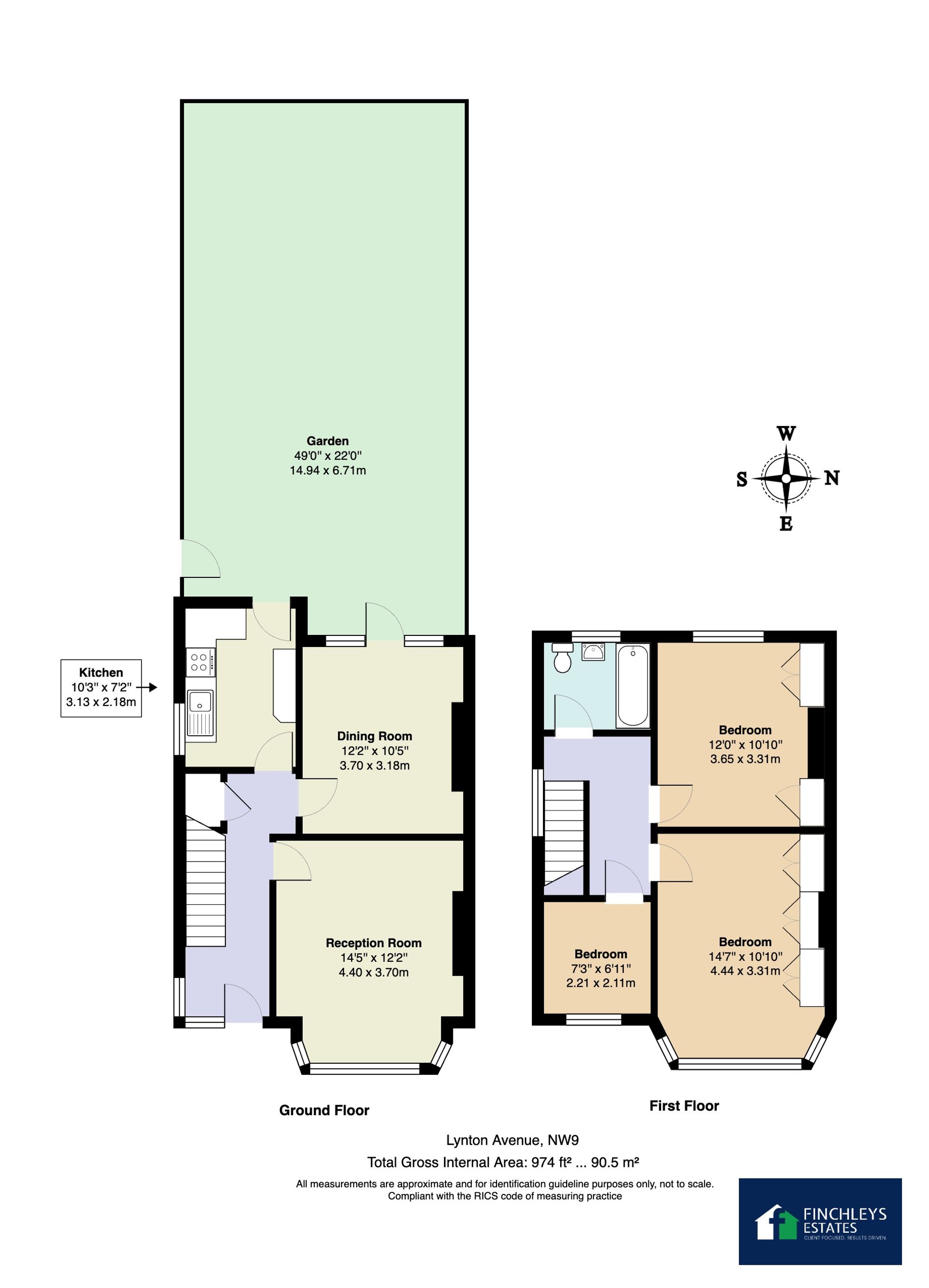 8 Lynton Avenue, London floorplan