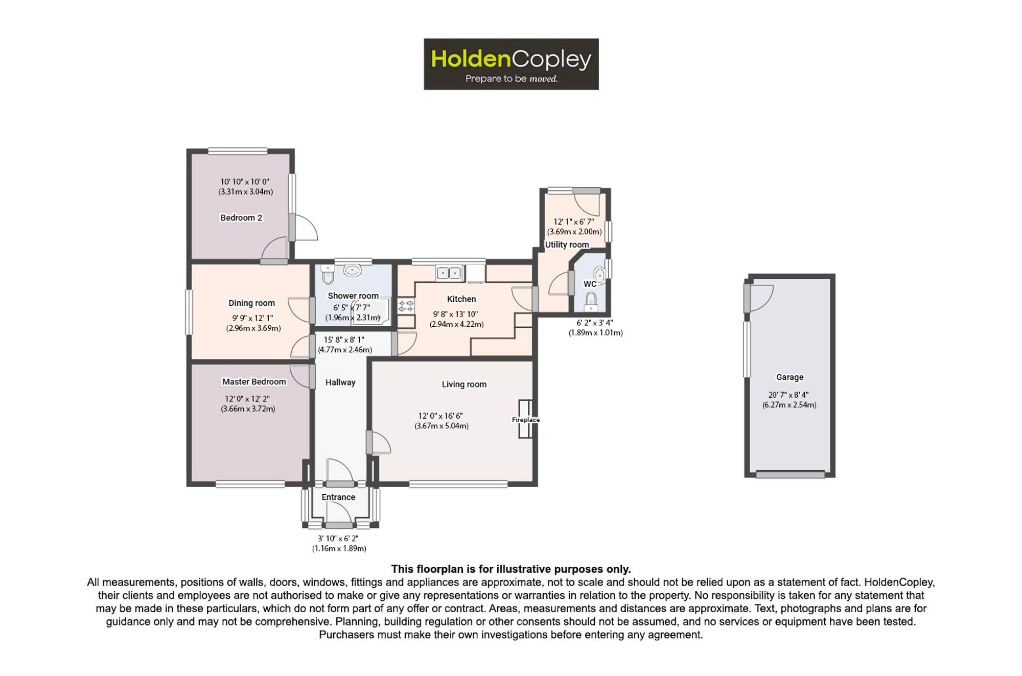 7 Largs Close, Nottingham floorplan