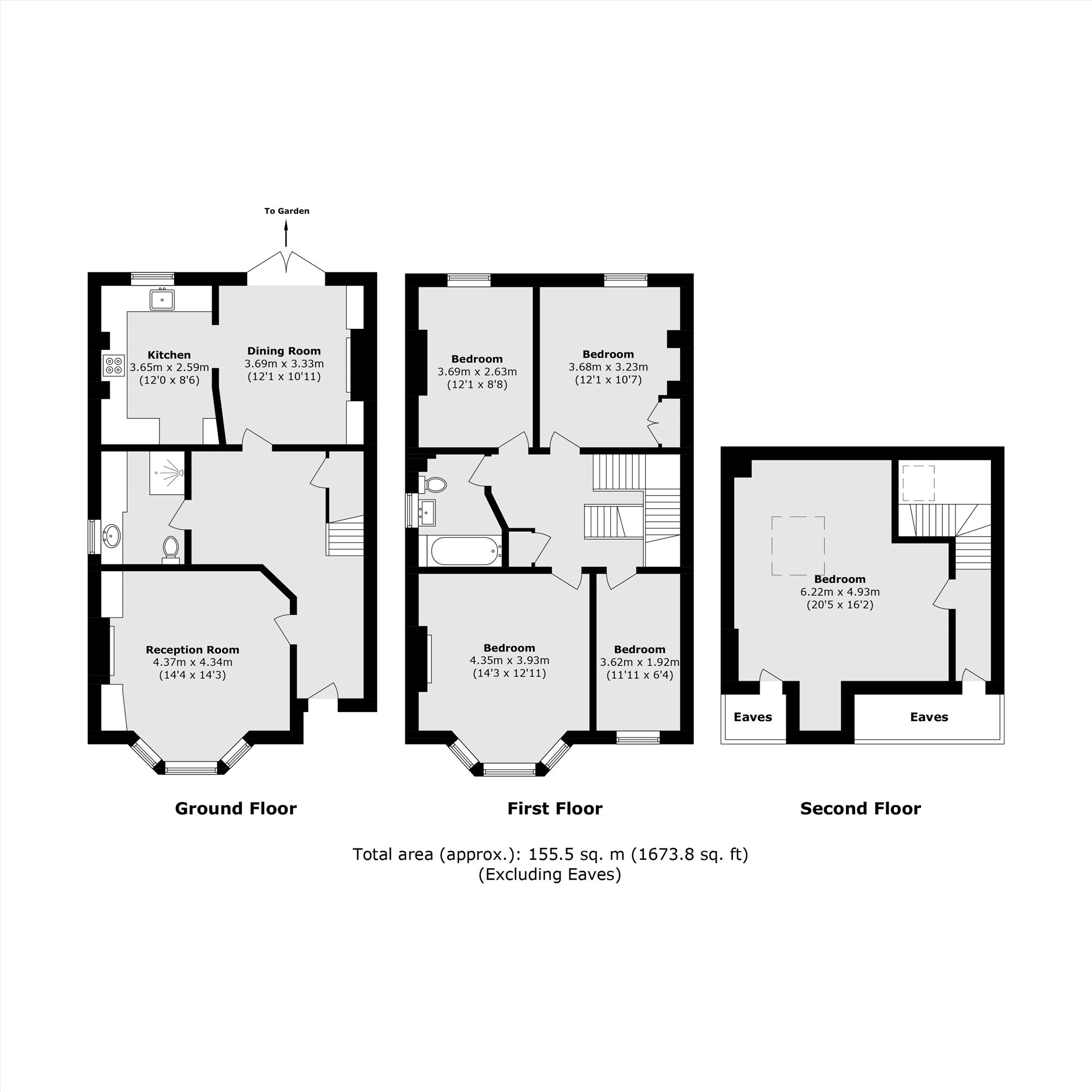 3, Limes Grove, London floorplan