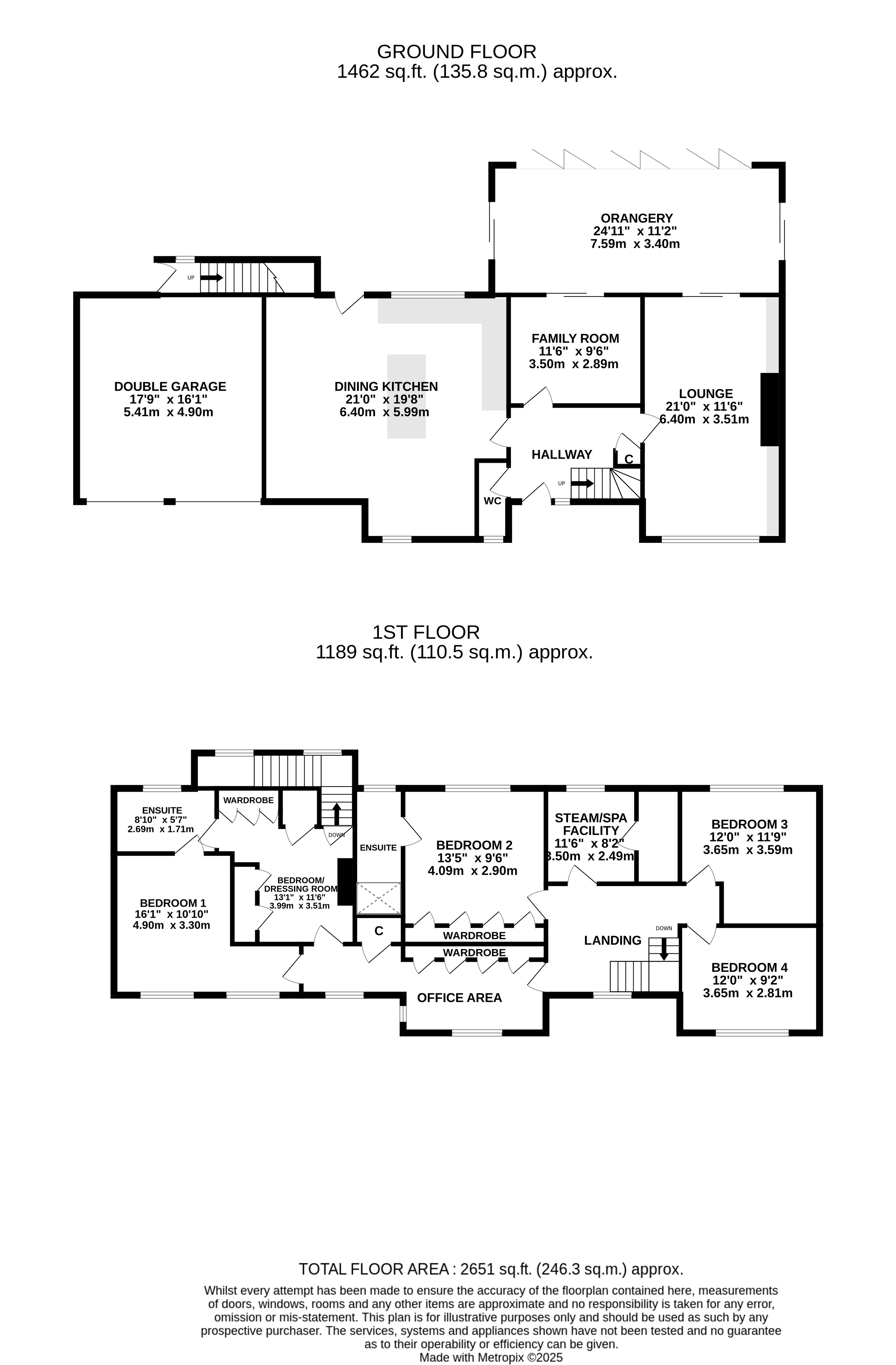 1, Woodlands Close, Apperley Bridge floorplan