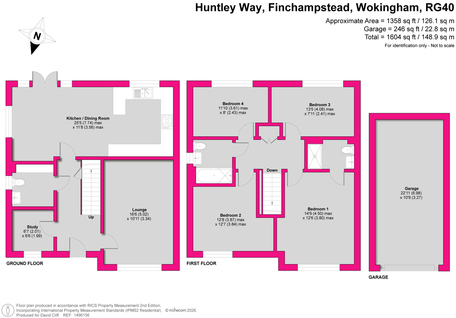 15, Huntley Way, Wokingham floorplan