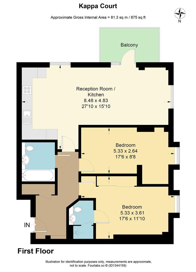 Etwell Place, Surbiton floorplan