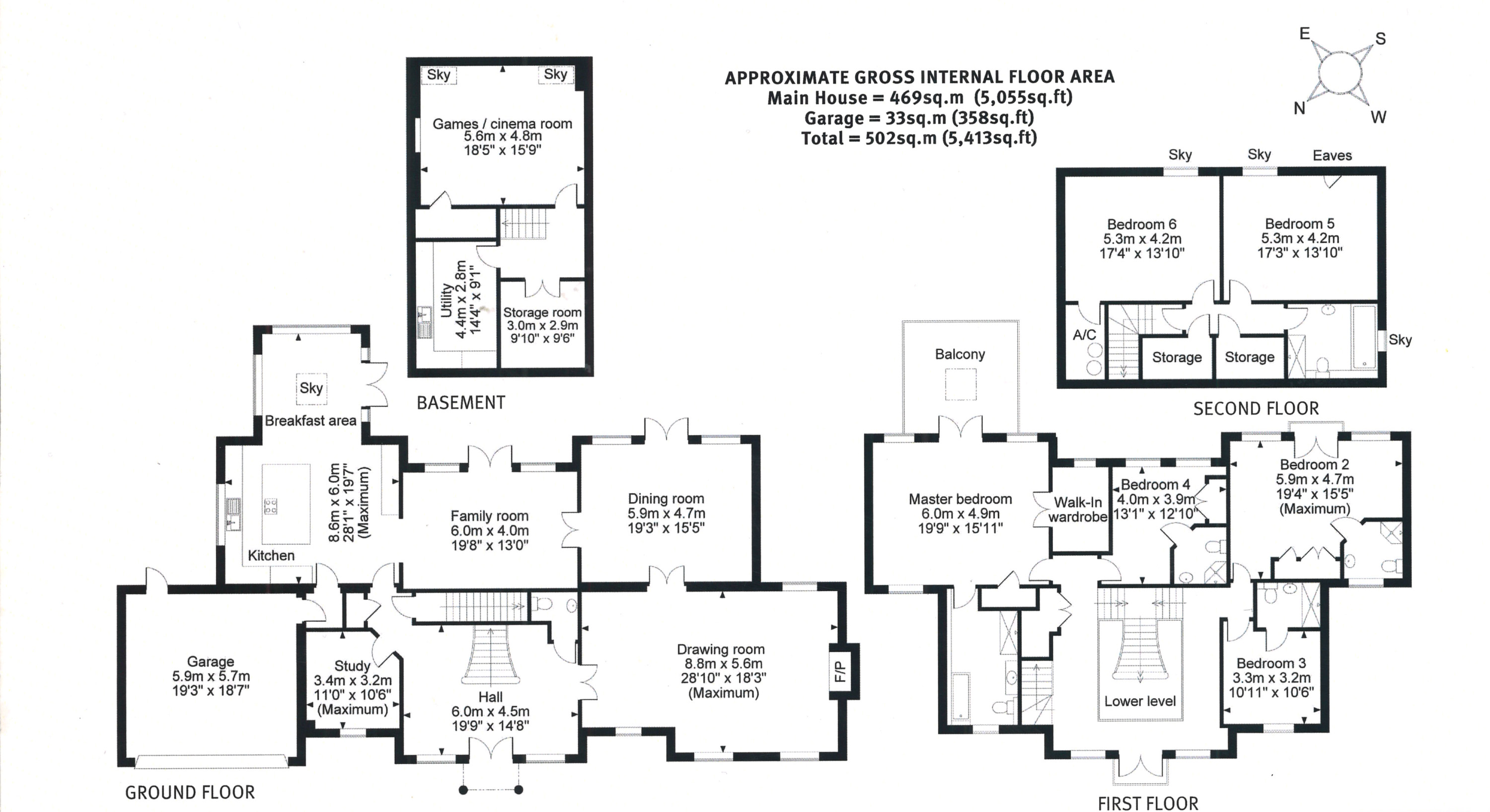 6 Bedrooms Detached house for sale in Burleigh Road, Ascot SL5