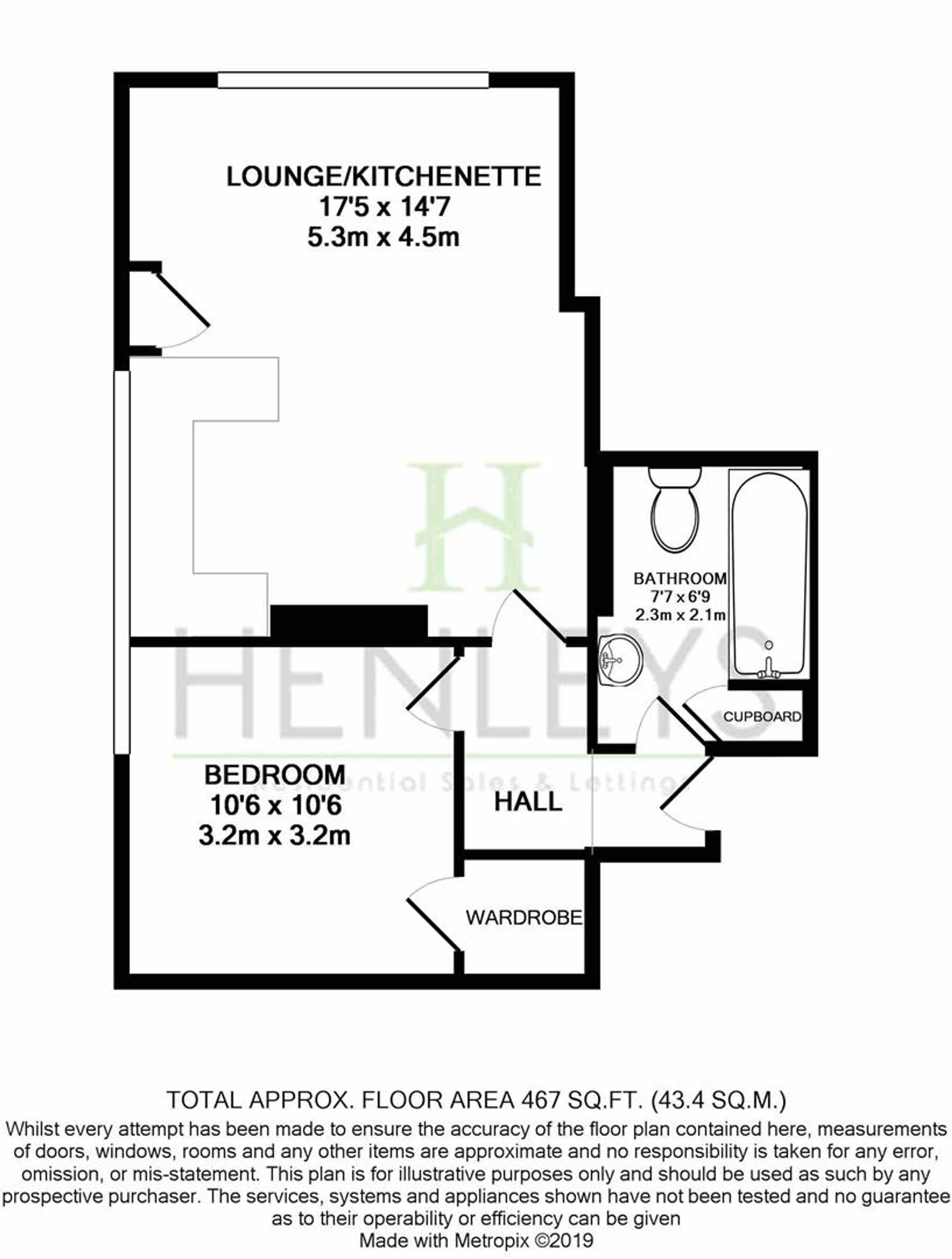 Flat 5, 7 Norwich Road, Cromer floorplan