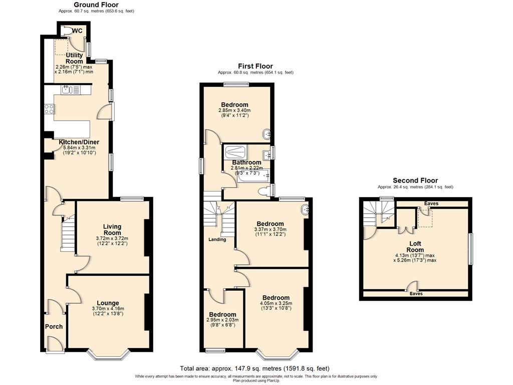 1, Queens Terrace, Devon floorplan