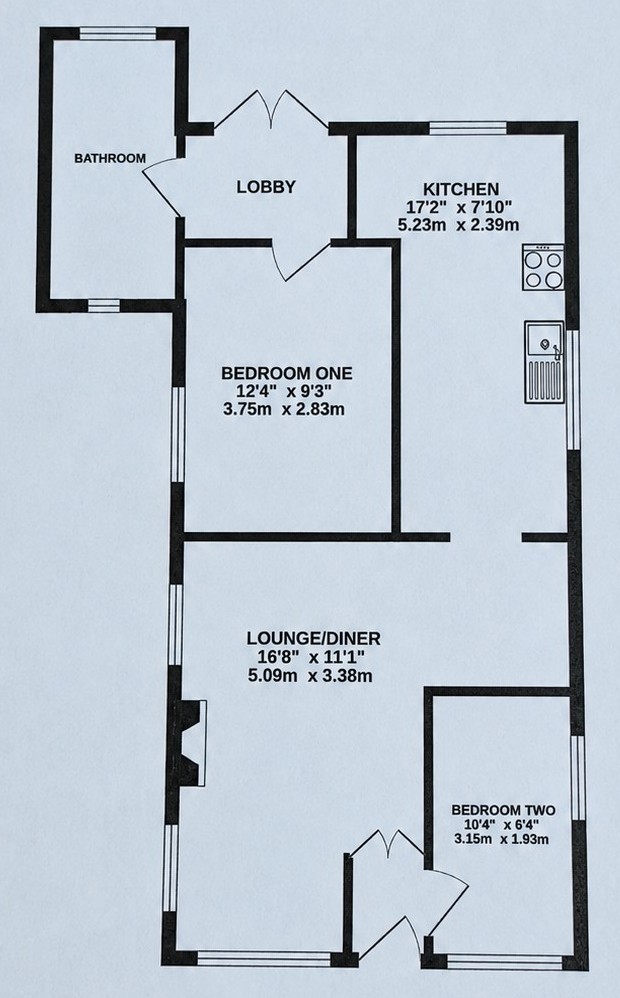 65, Broadway, Jaywick floorplan