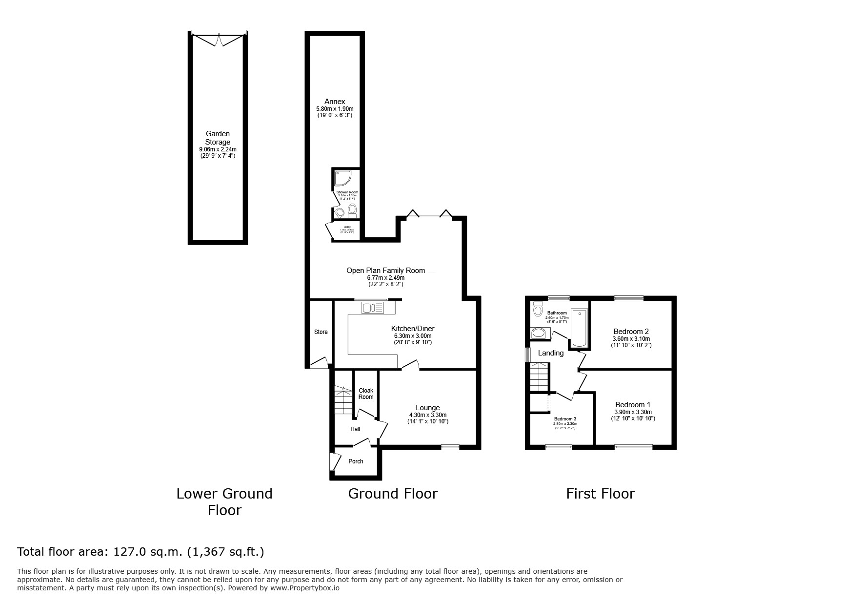 42, Ferneydale Avenue, Buxton floorplan