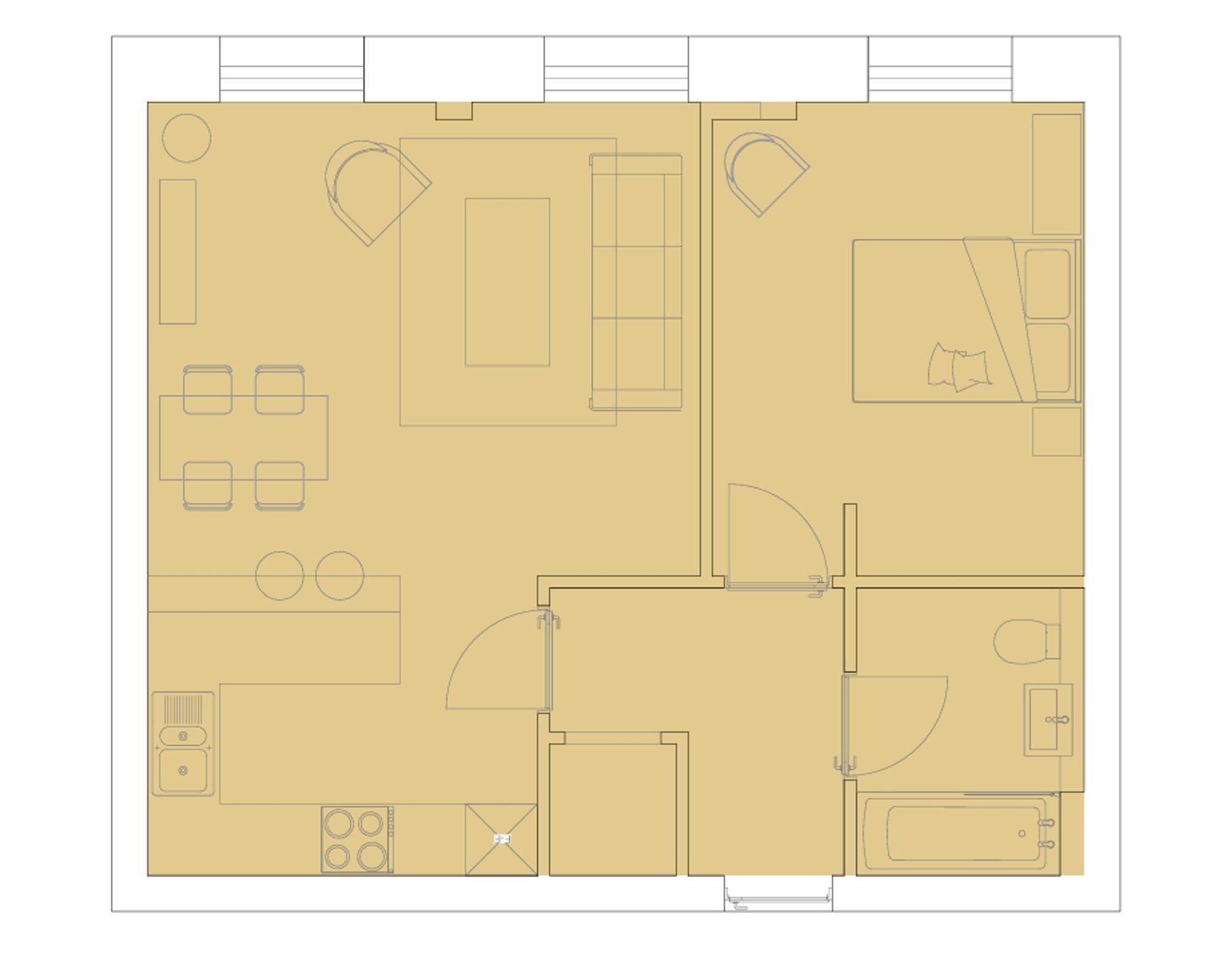 Apt 25 Midland House, Notte Street, Plymouth floorplan