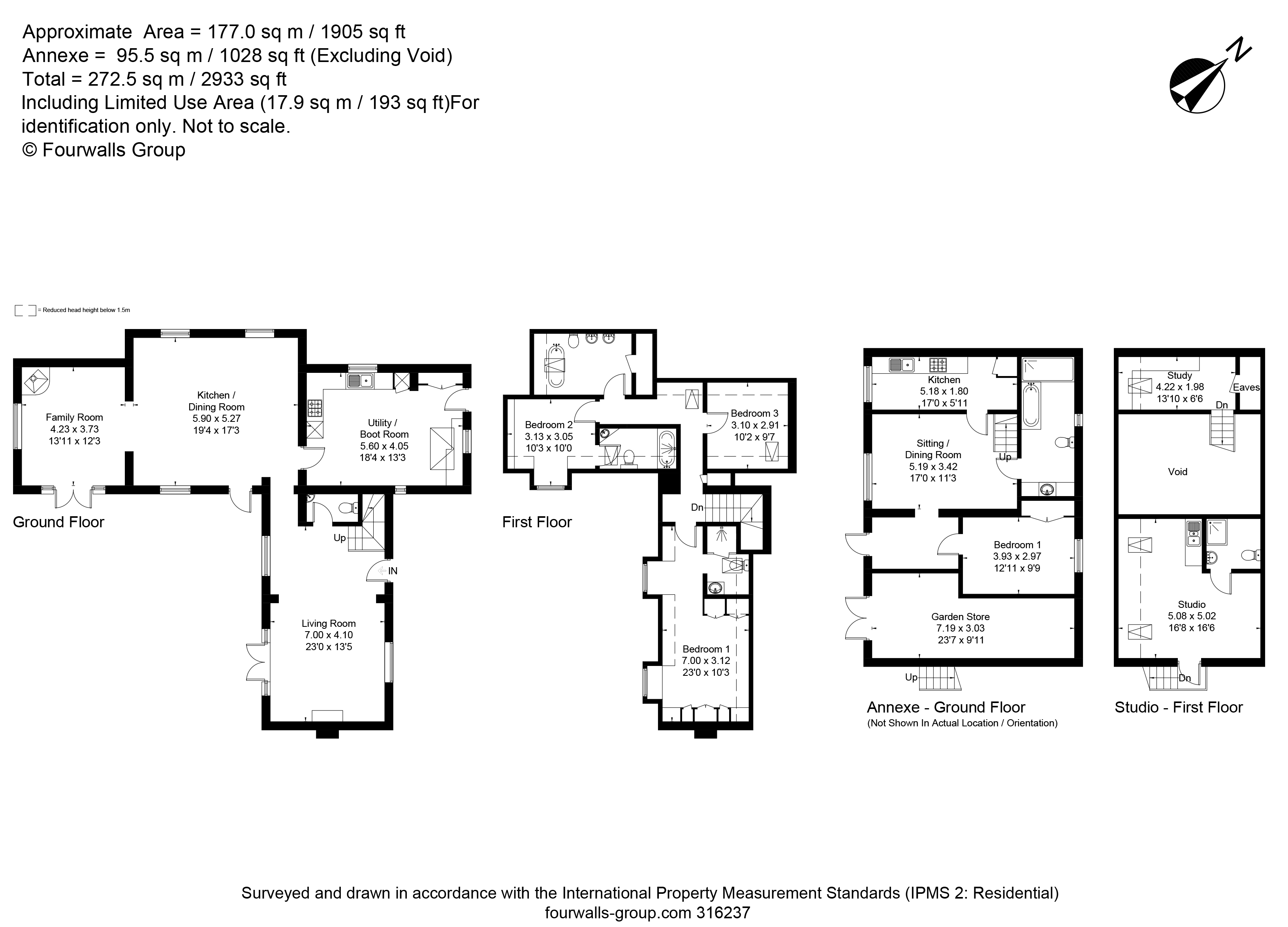 East Lodge,, Houghton Down, Hampshire floorplan