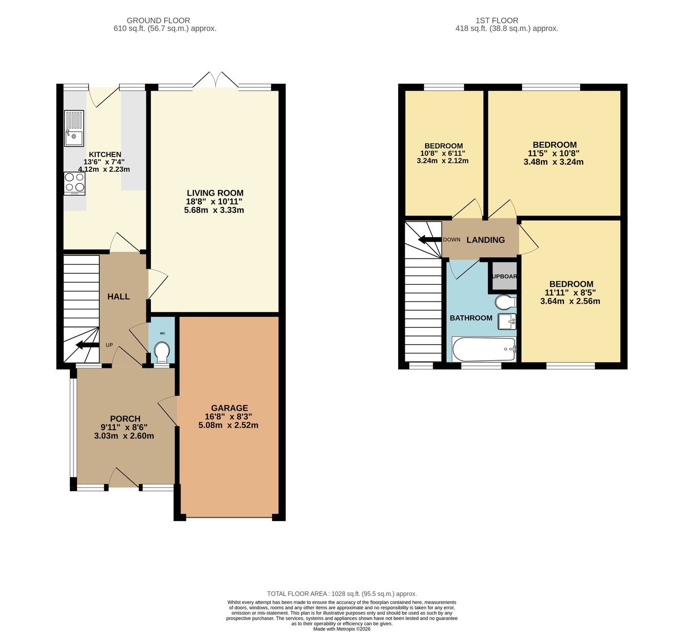 66, Ridgewood Gardens, Bexhill-on-Sea floorplan