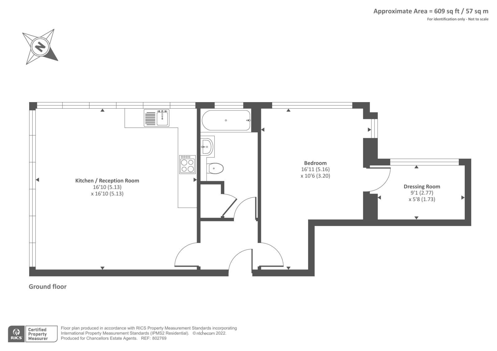Flat 14 Kingfisher House, 61, Walton Street, Aylesbury floorplan
