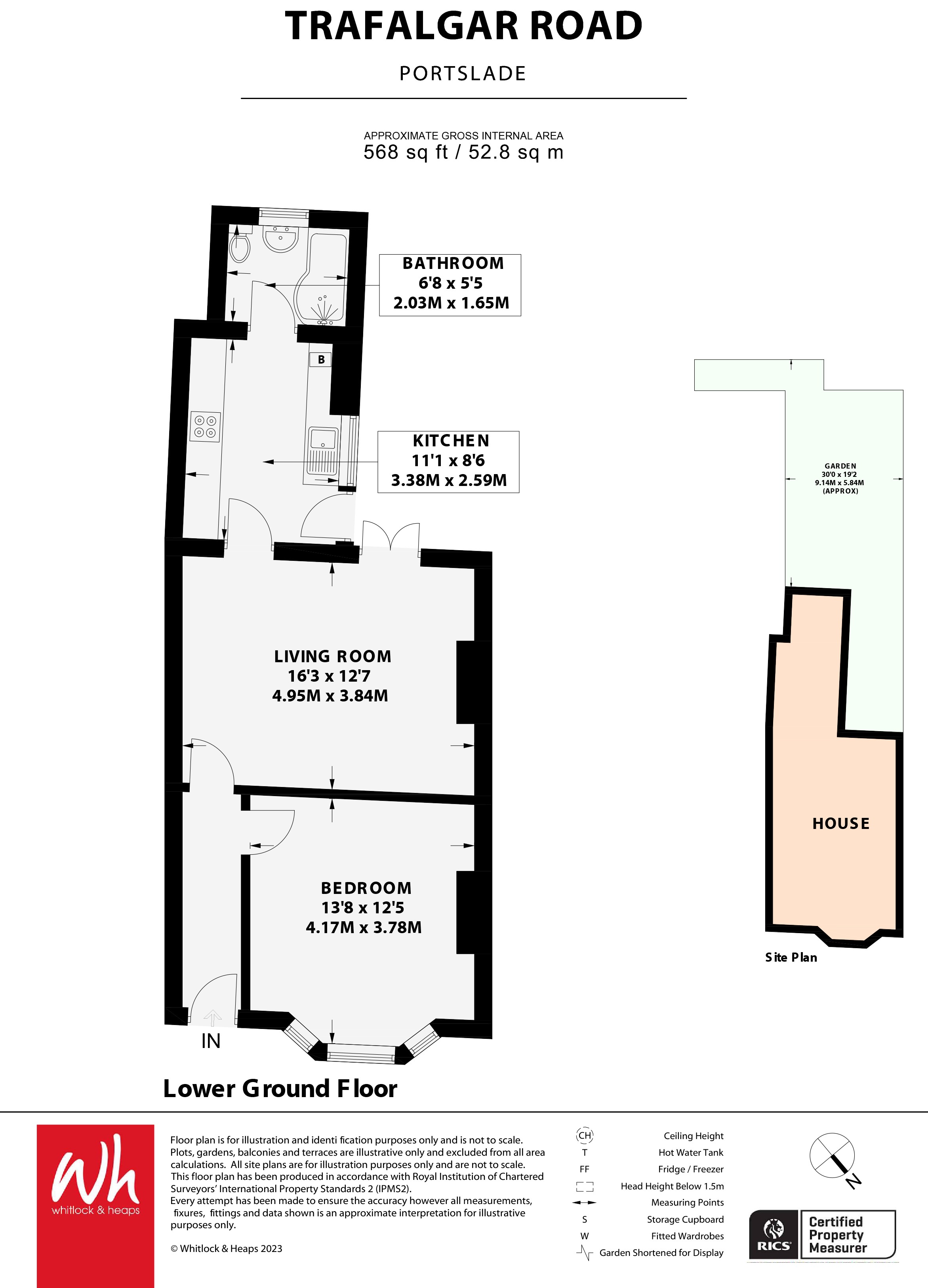 Garden Flat, 76B, Trafalgar Road, Portslade floorplan
