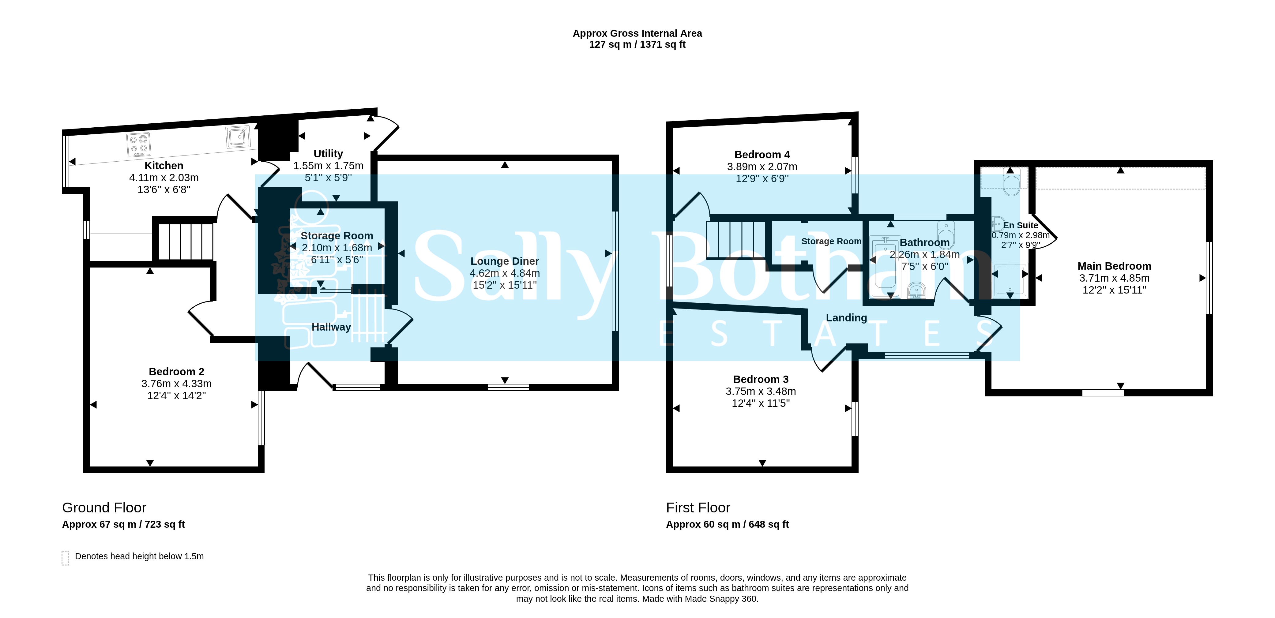 Spring Cottage, The Dale, Matlock floorplan