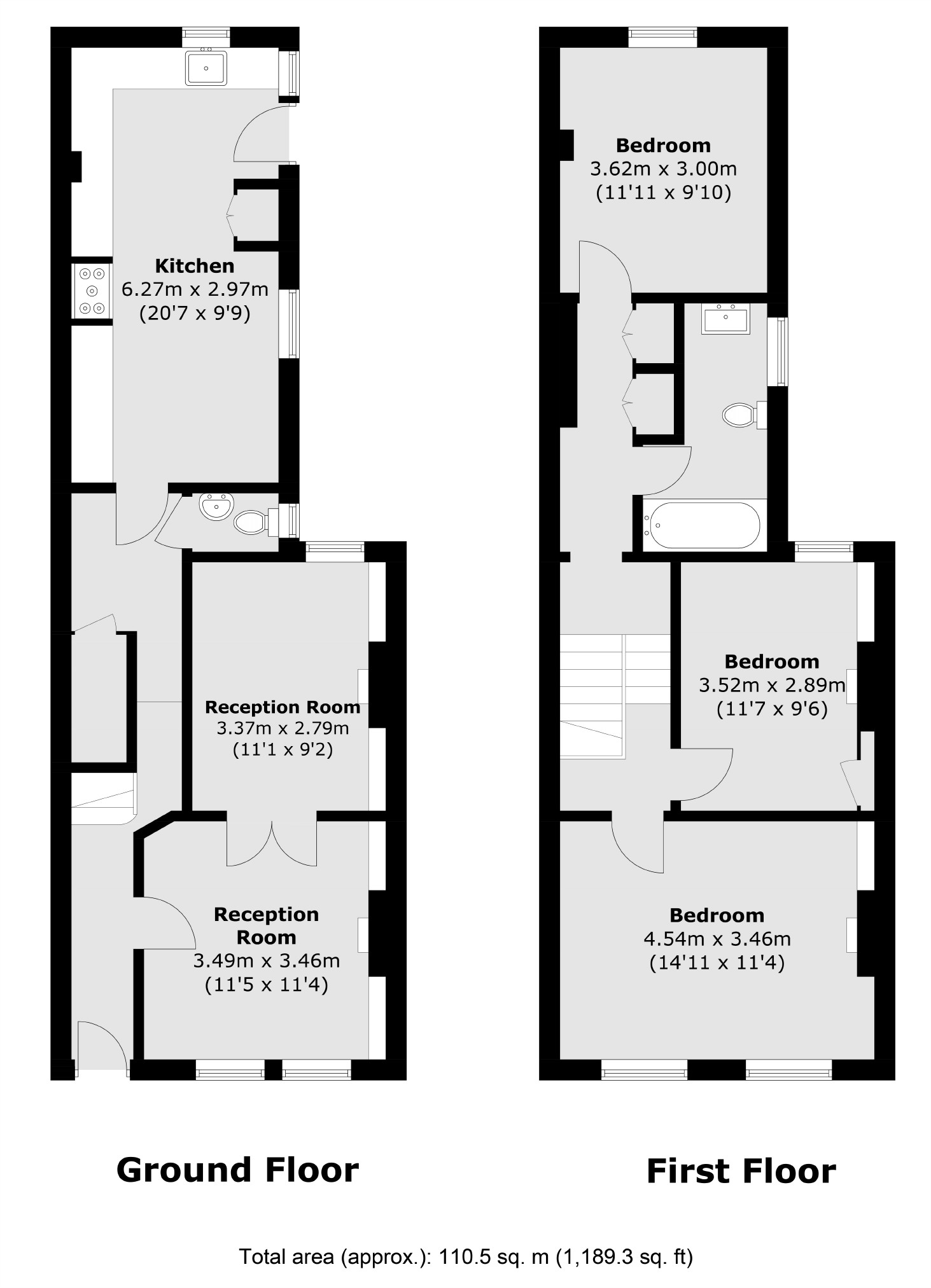 6, Beck Road, London floorplan
