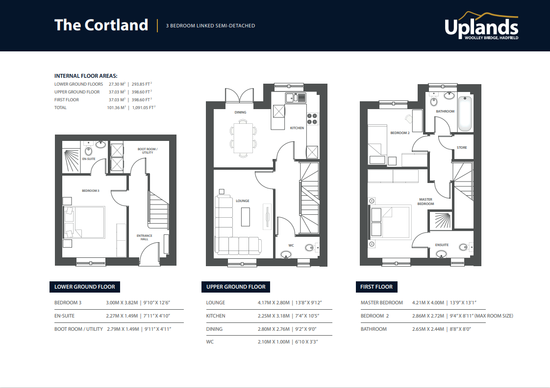 The Cortland,, Uplands, Hadfield floorplan