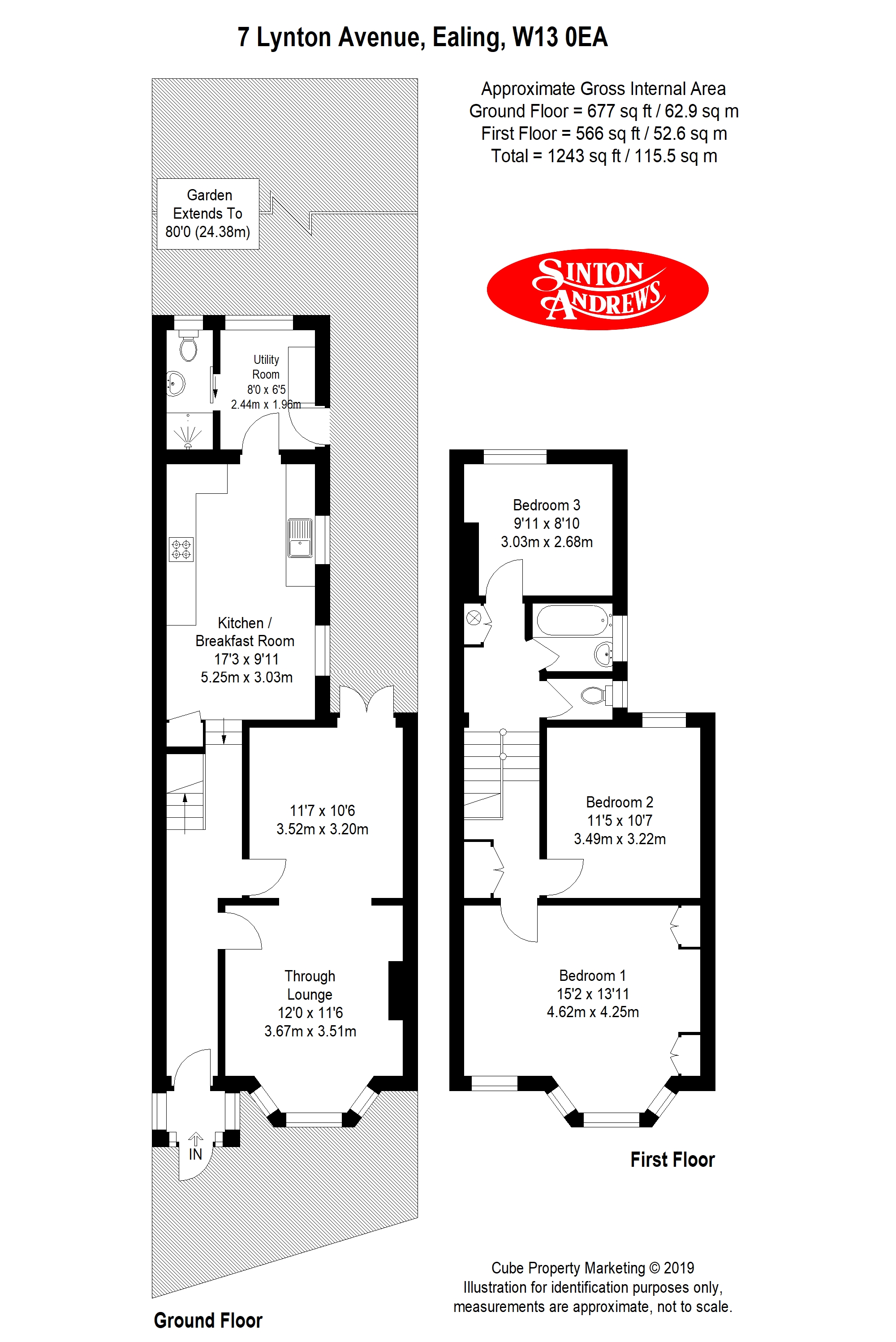 3 Bedrooms Terraced house for sale in Lynton Avenue, Ealing W13