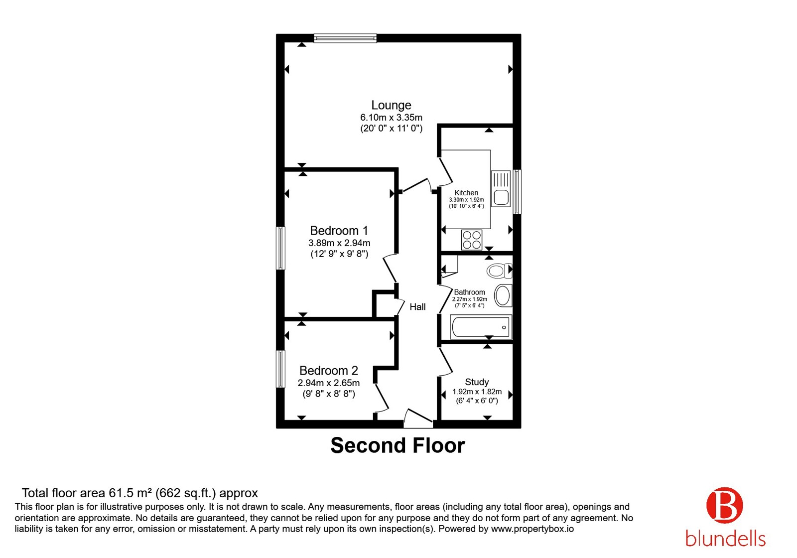 47, Guildford Rise, South Yorkshire floorplan