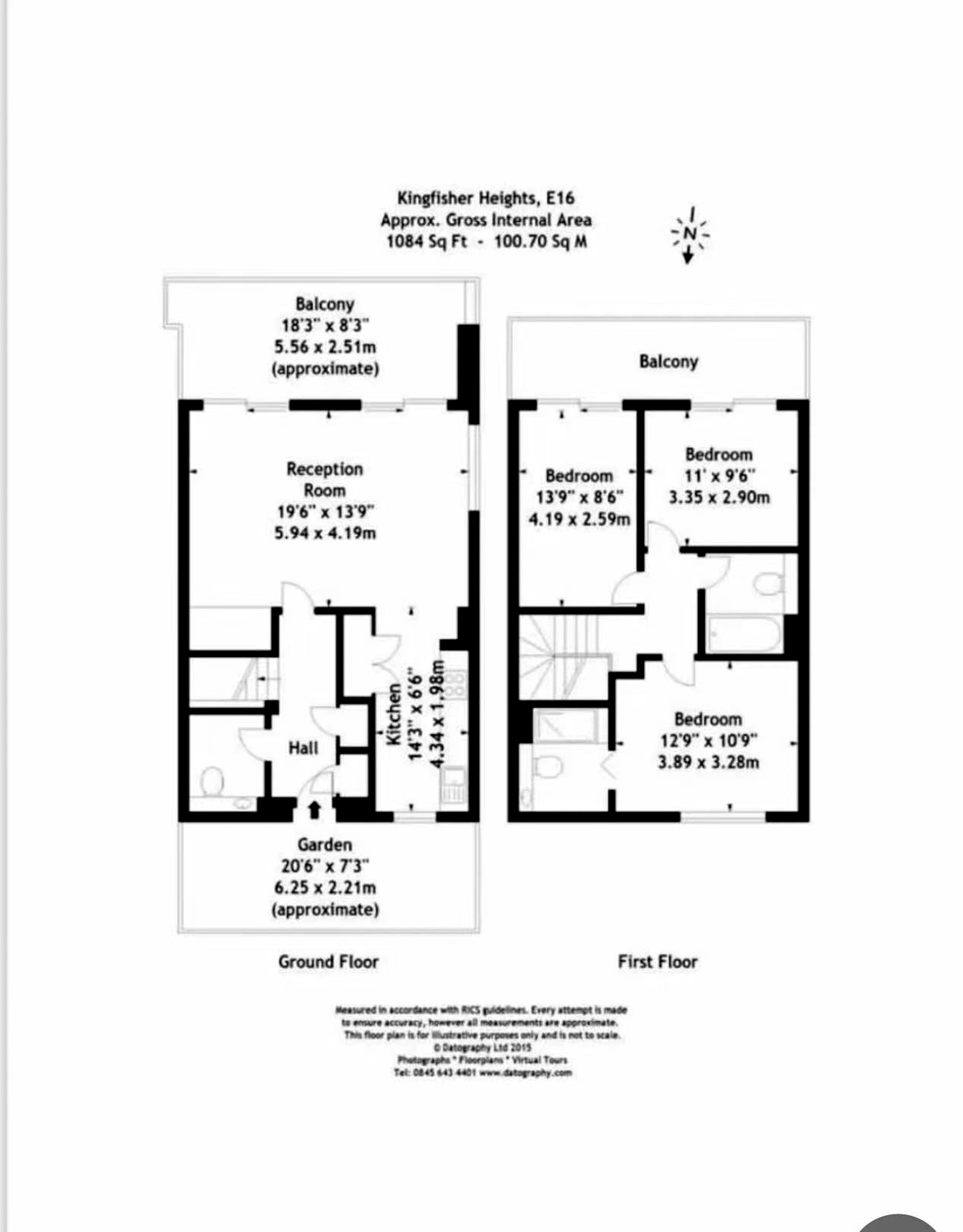 Kingfisher Heights, Bramwell Way, London floorplan