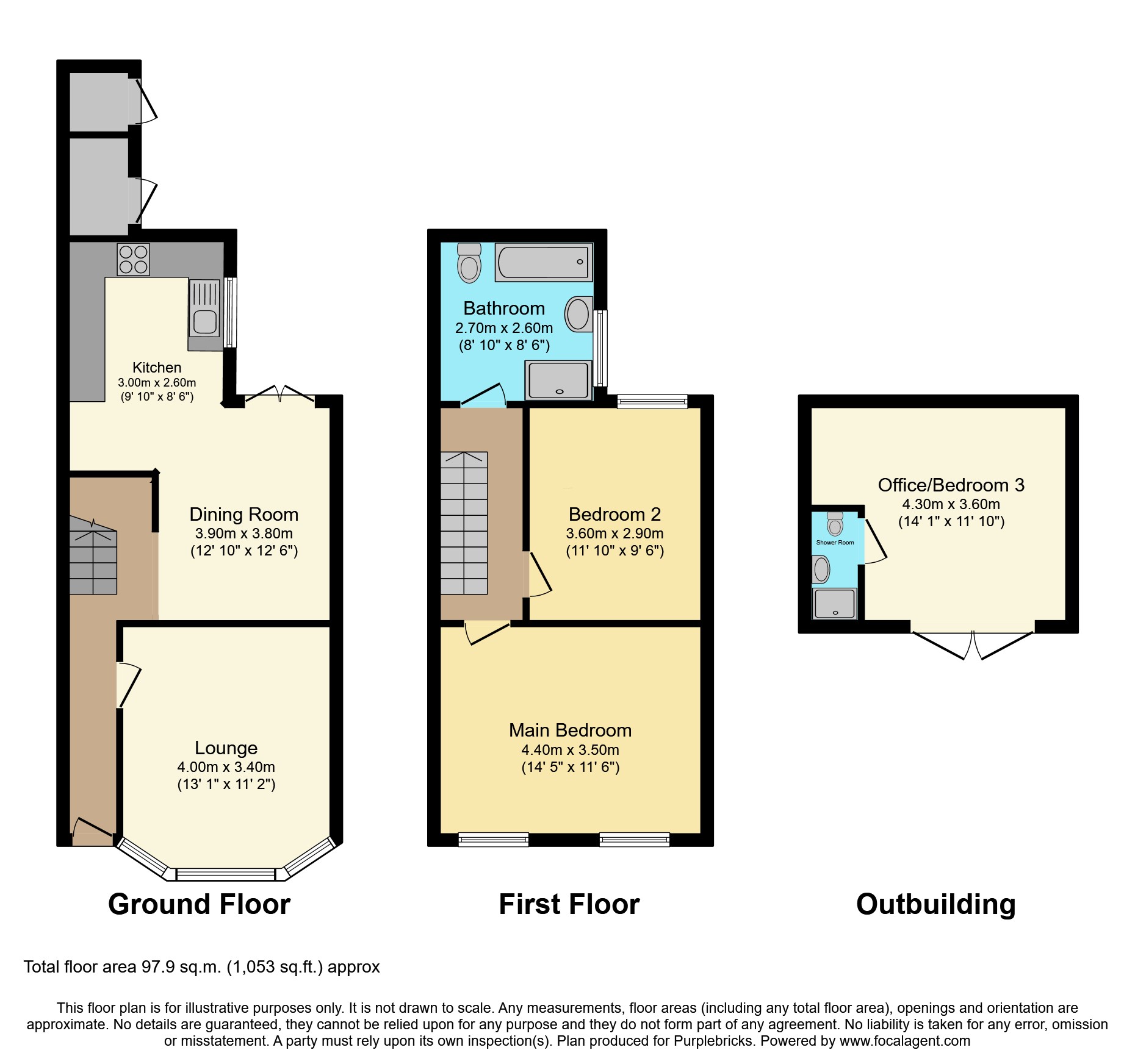 13, Portesbery Road, Camberley floorplan