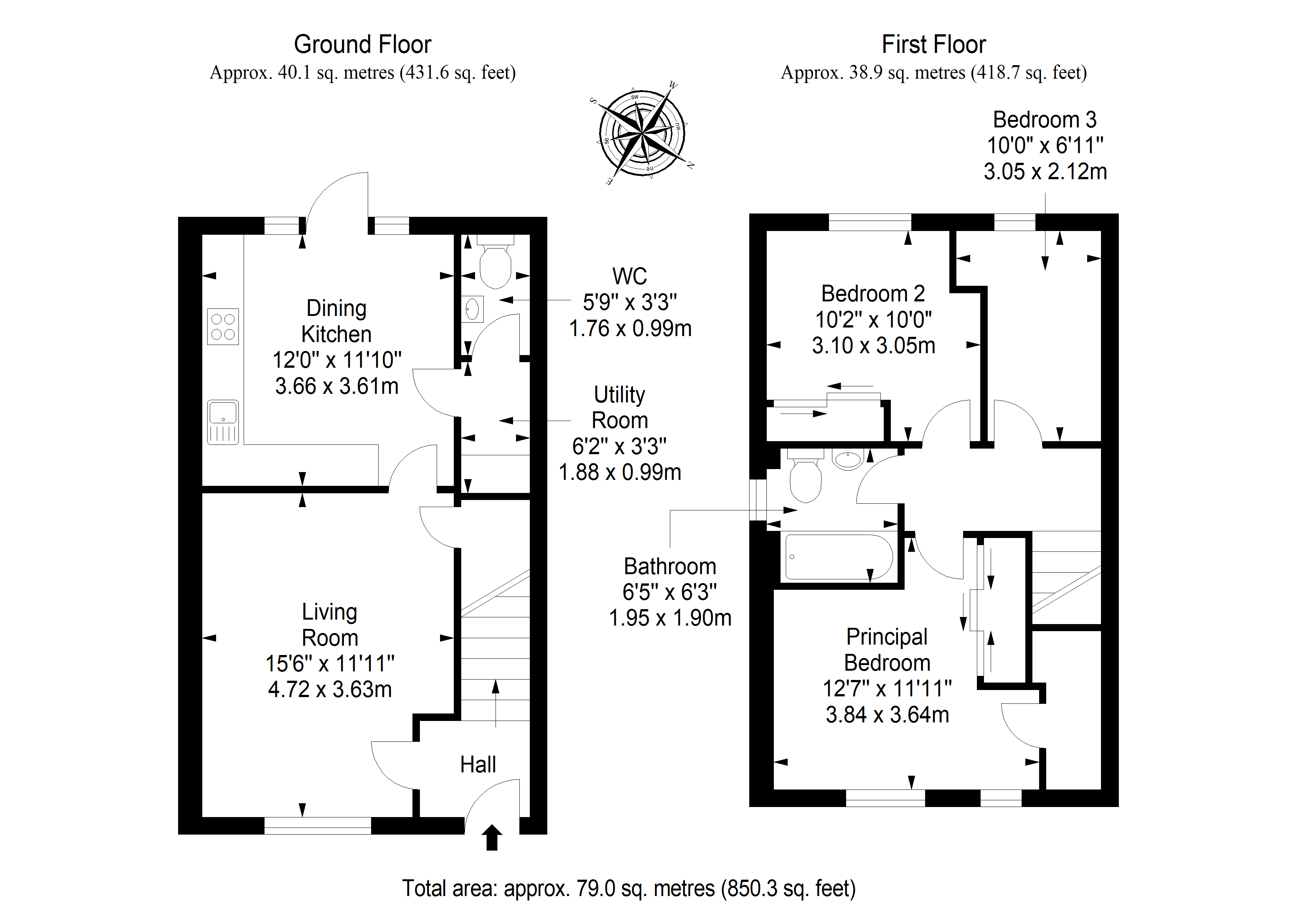 40, Benhar Road, Newcraighall floorplan