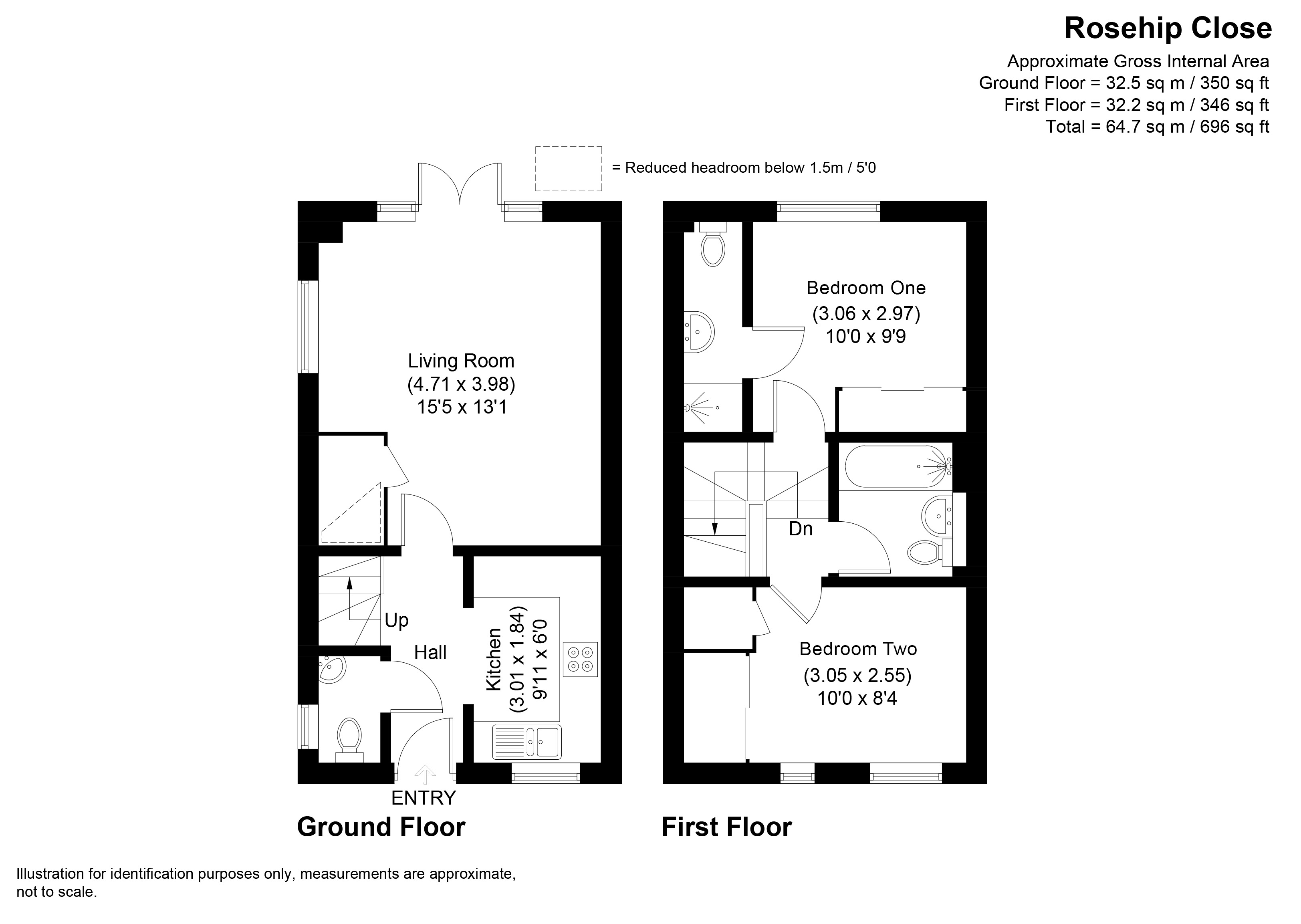 1, Rosehip Close, Pershore floorplan