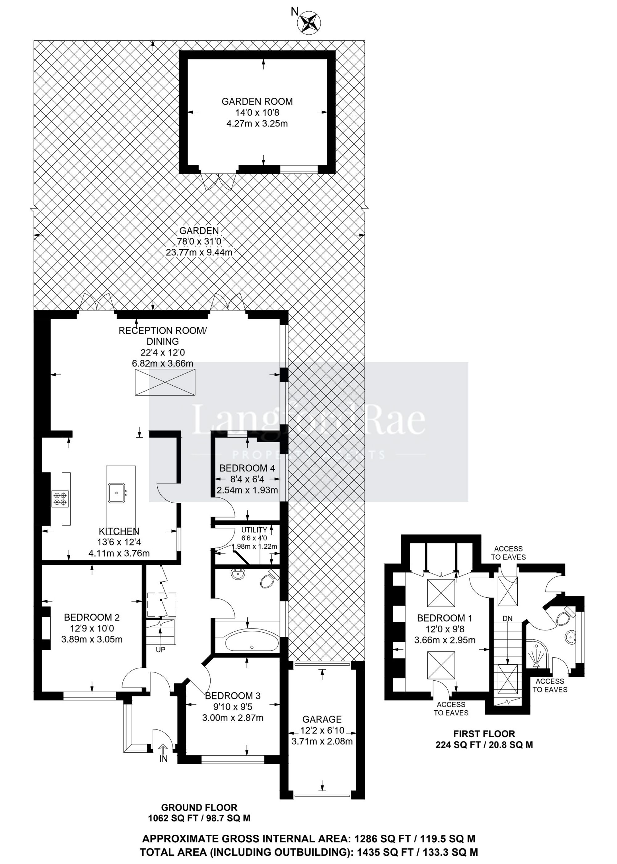 135 Repton Road, Orpington floorplan
