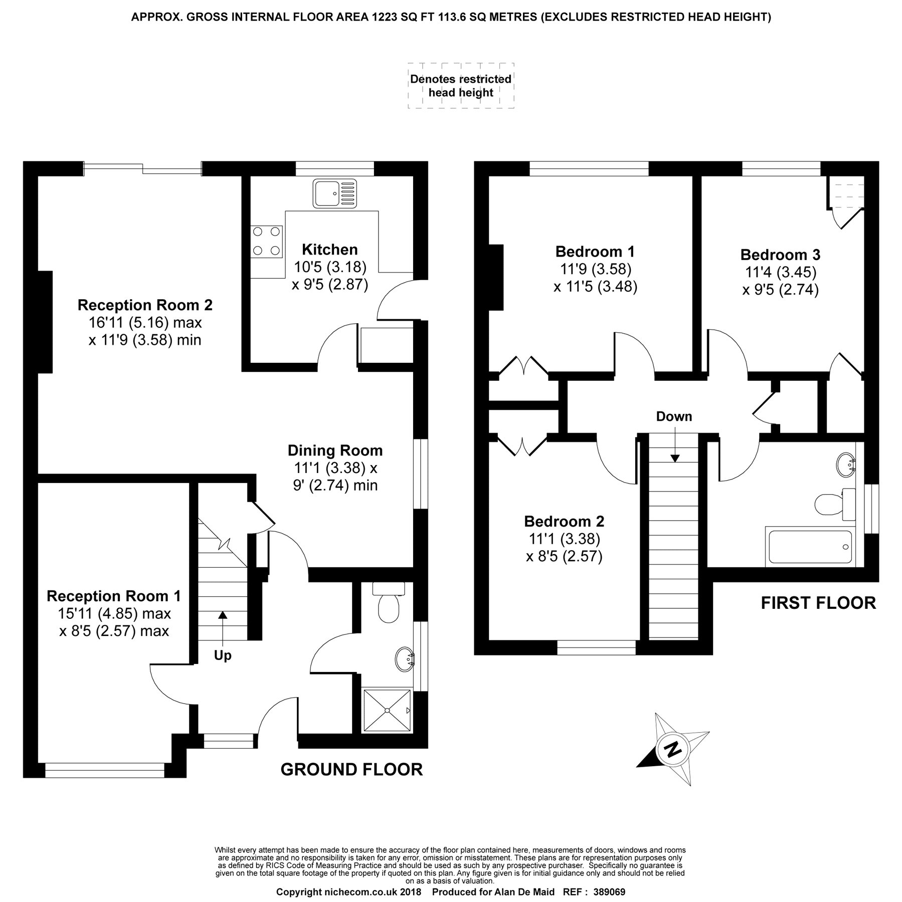 3 Bedrooms Semi-detached house for sale in Sunnyfield Road, Chislehurst BR7