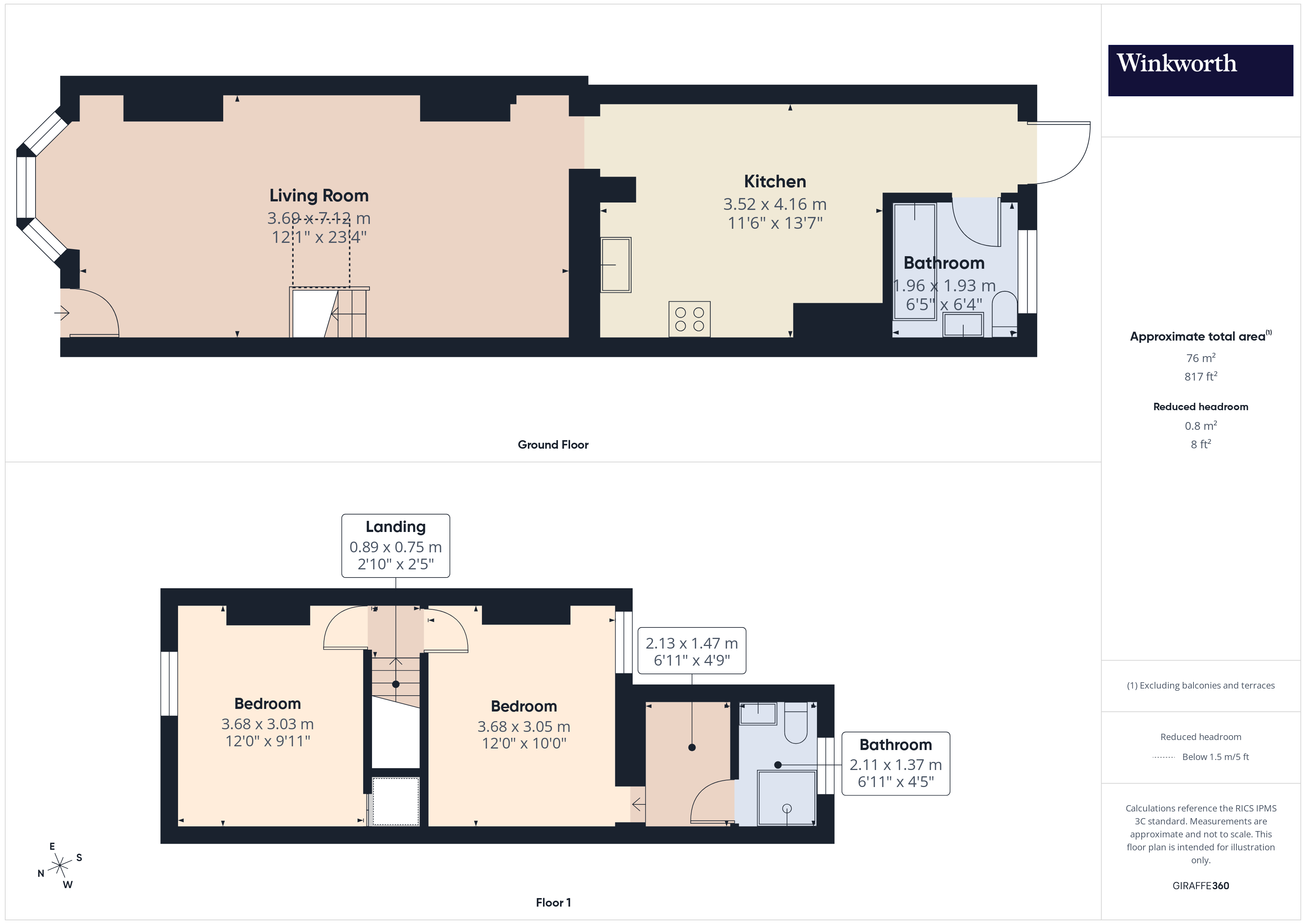 77, Queens Road, Reading floorplan
