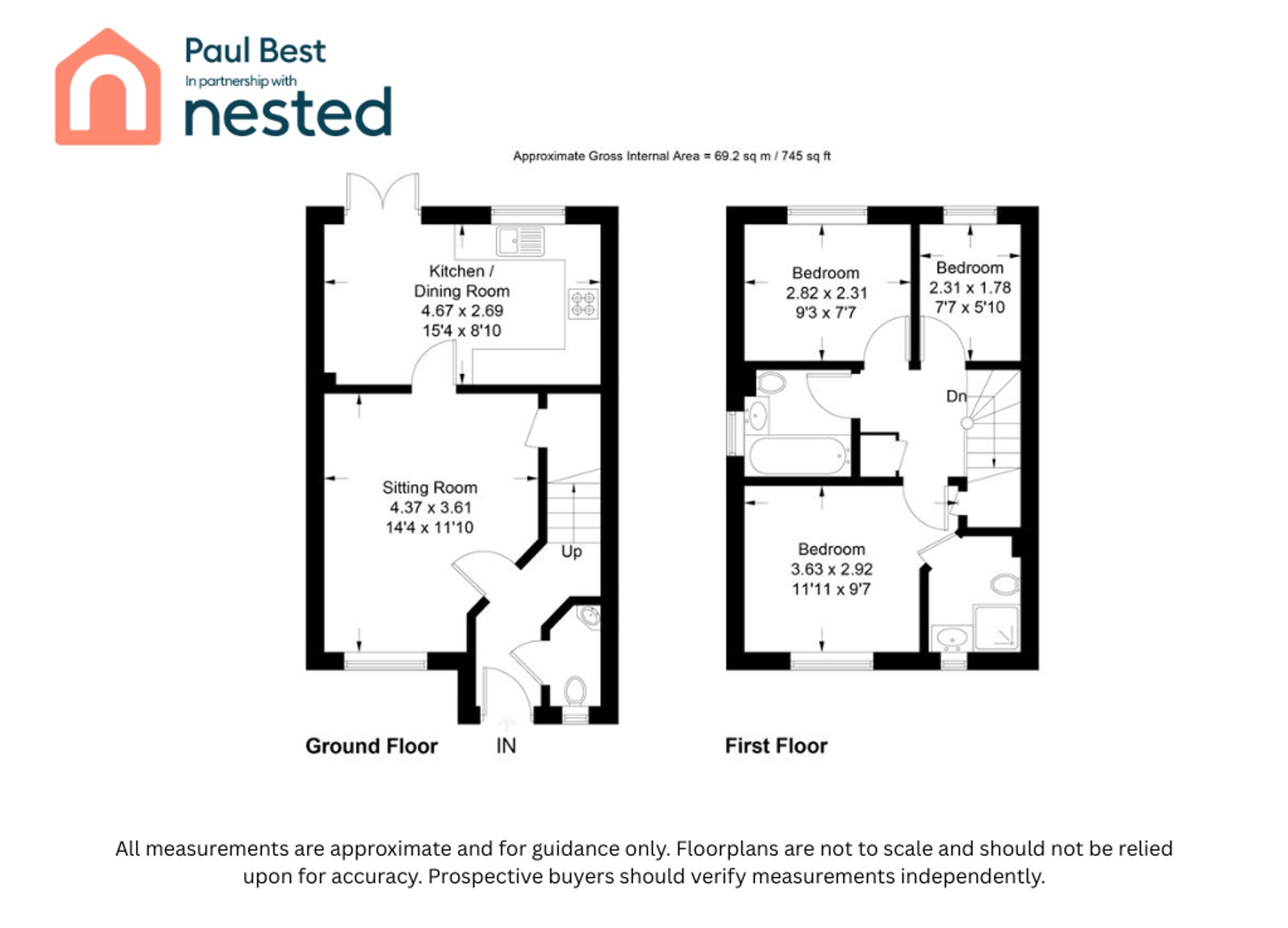 29 Harmony Road, Horley floorplan