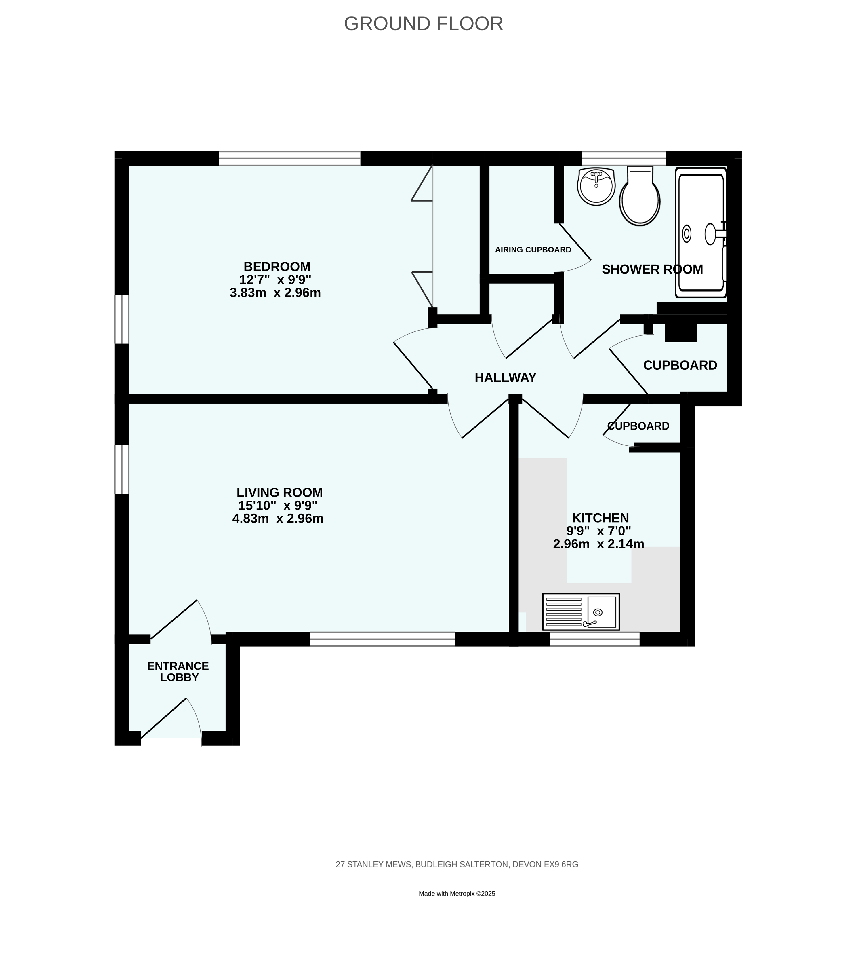Flat 27,, Stanley Mews, Budleigh Salterton floorplan