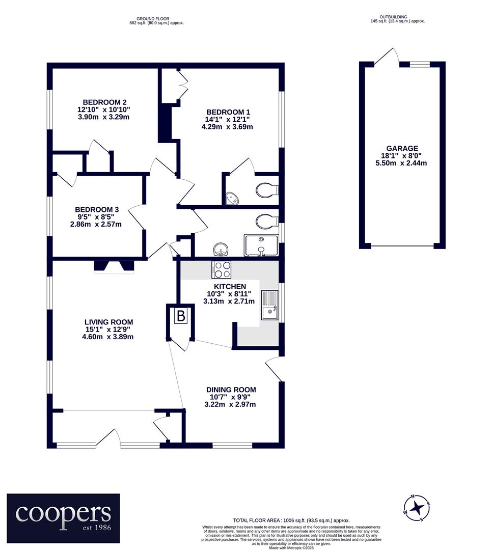 10, Curzon Place, Pinner floorplan
