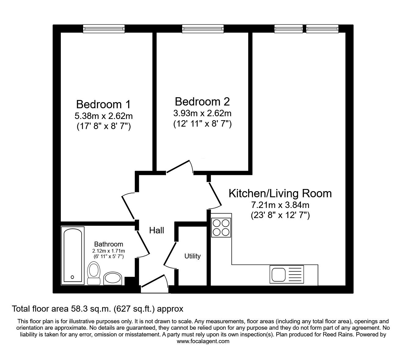 Dean Road, Salford floorplan