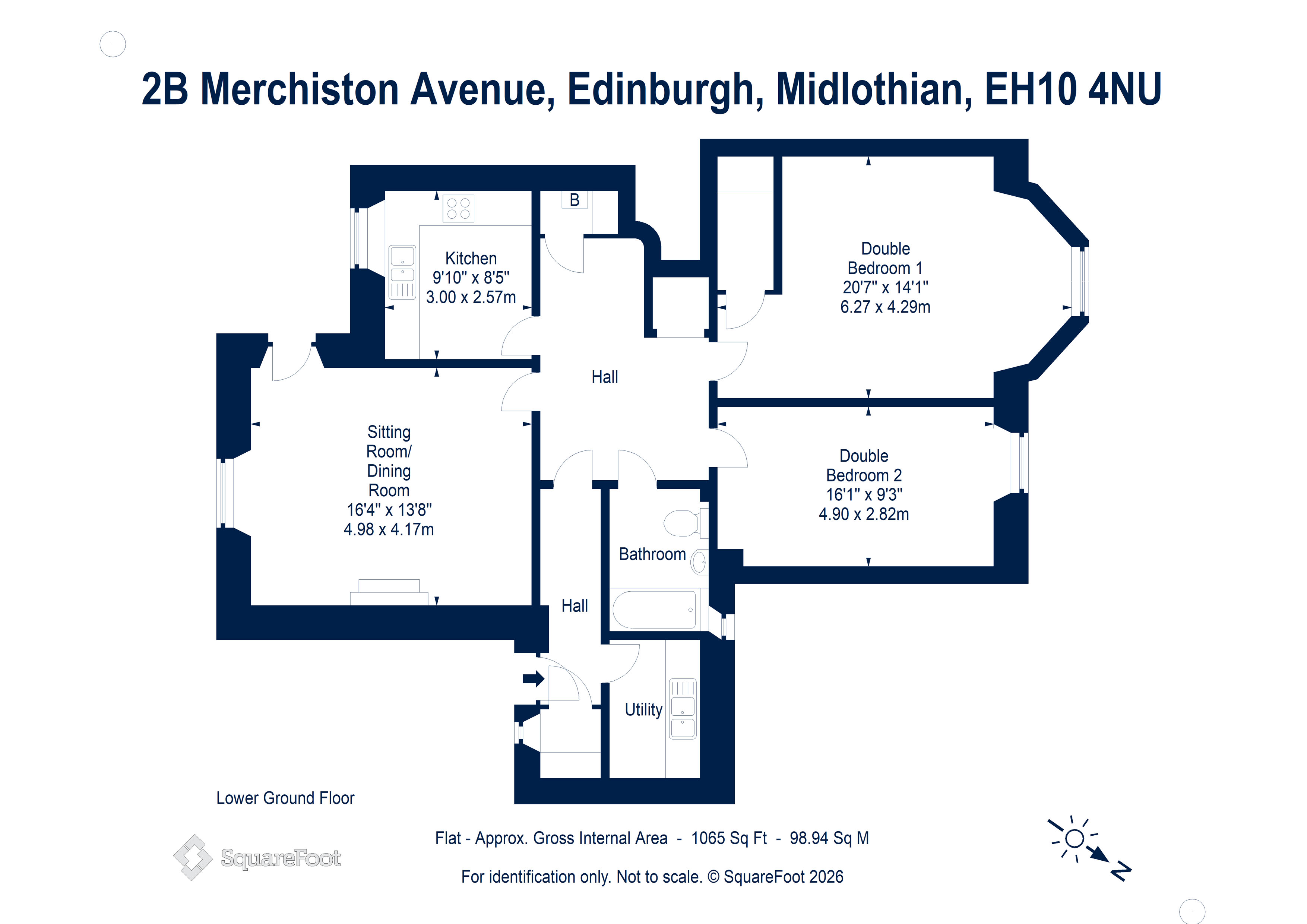 2b, Merchiston Avenue, Edinburgh floorplan