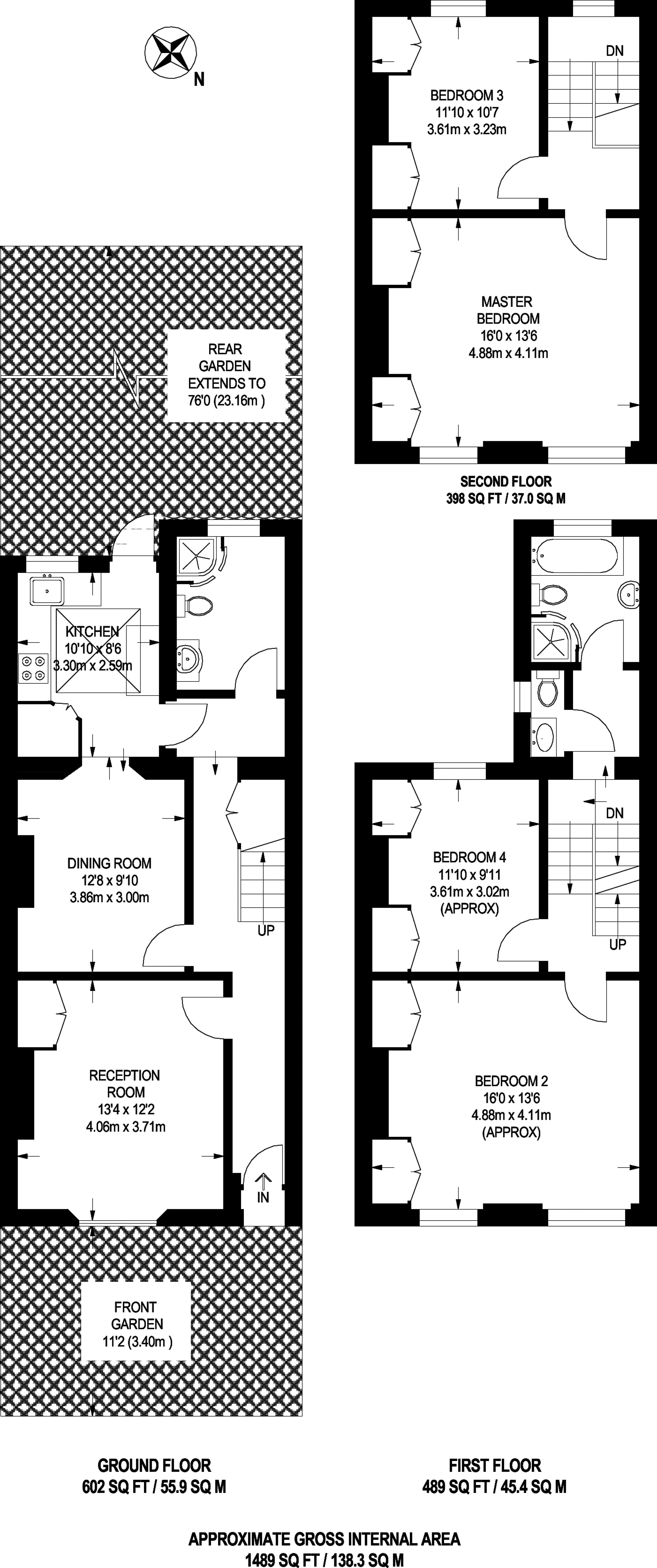 5 Bedrooms Terraced house to rent in Axminster Road, Holloway, London N7