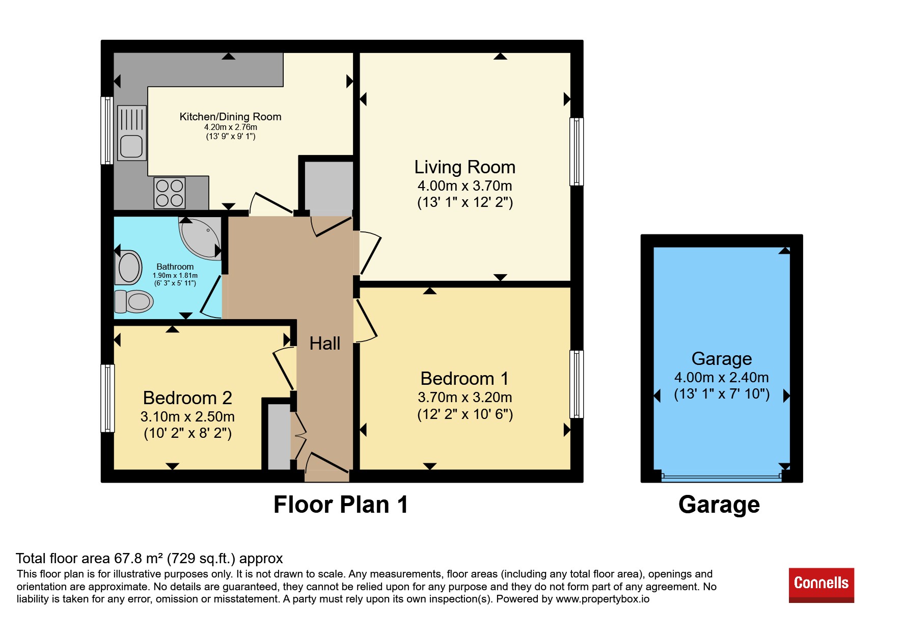 Flat 6, Mountbatten Court, 75, Sutton Road, Walsall floorplan