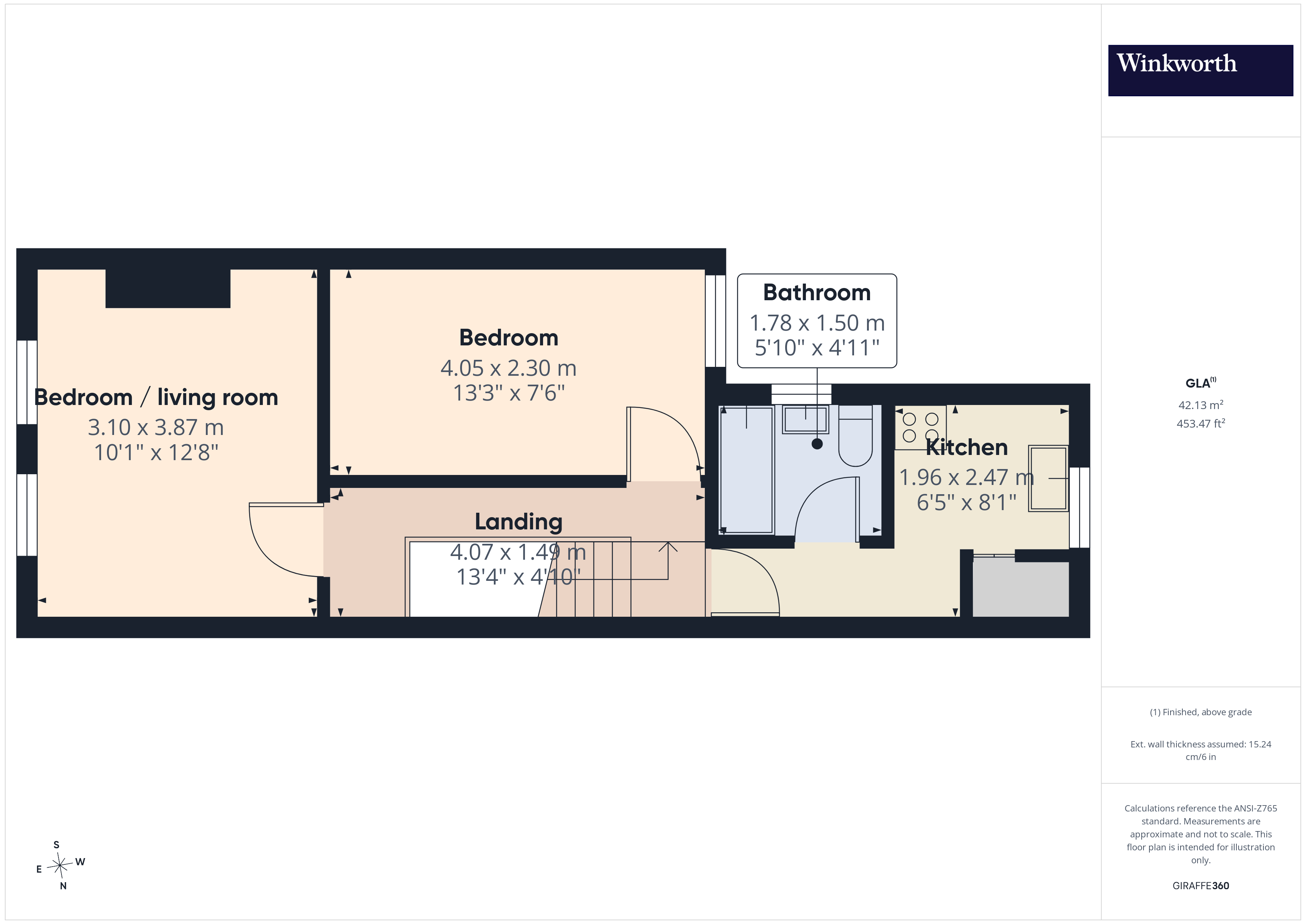 First Floor Flat, 114, Belmont Road, Berkshire floorplan