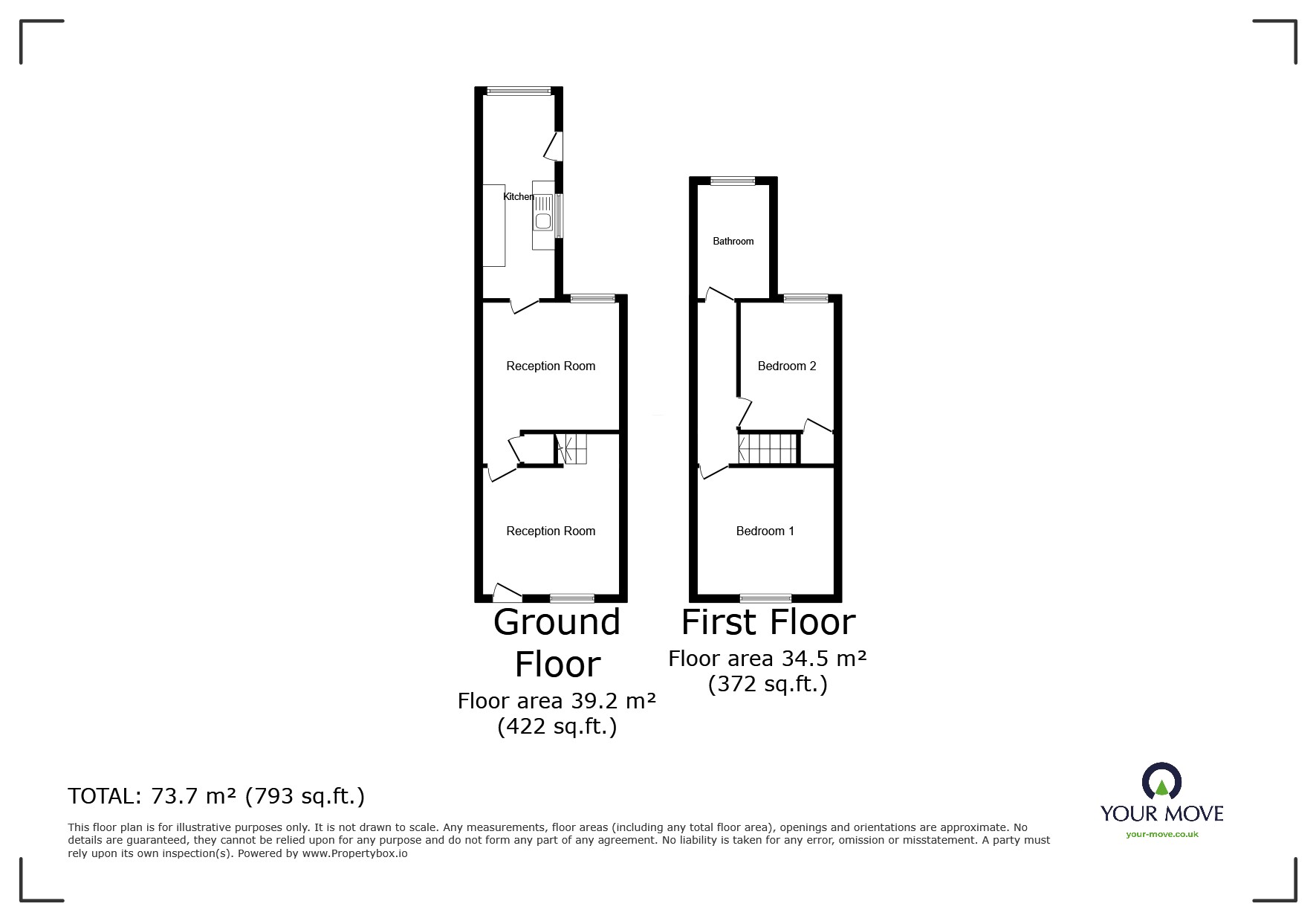 90, Hart Road, West Midlands floorplan