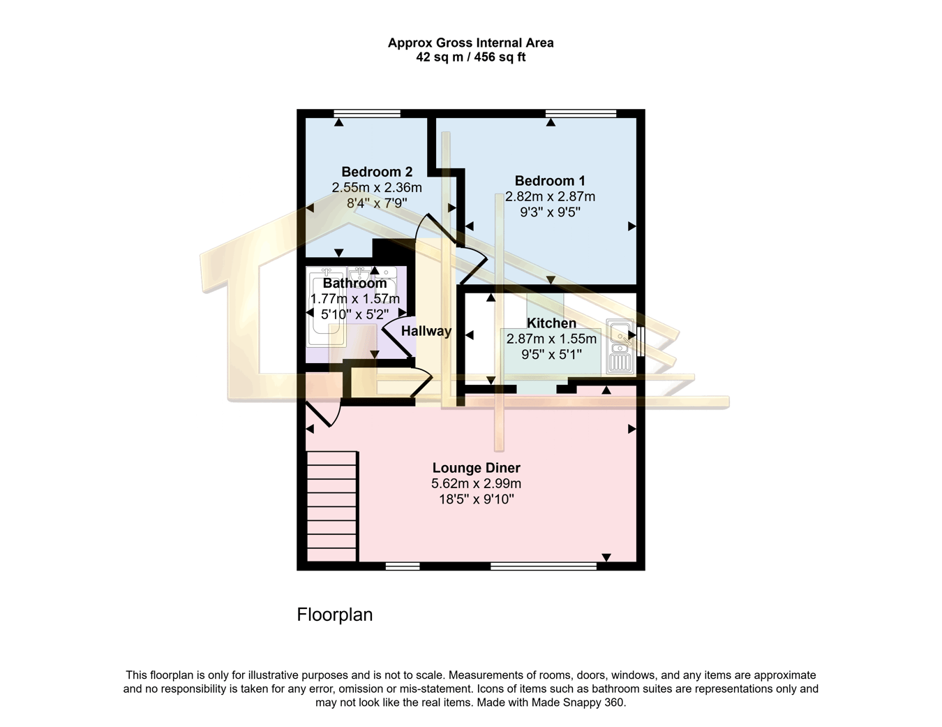 68, Ashdown Road, Bexhill-on-Sea floorplan