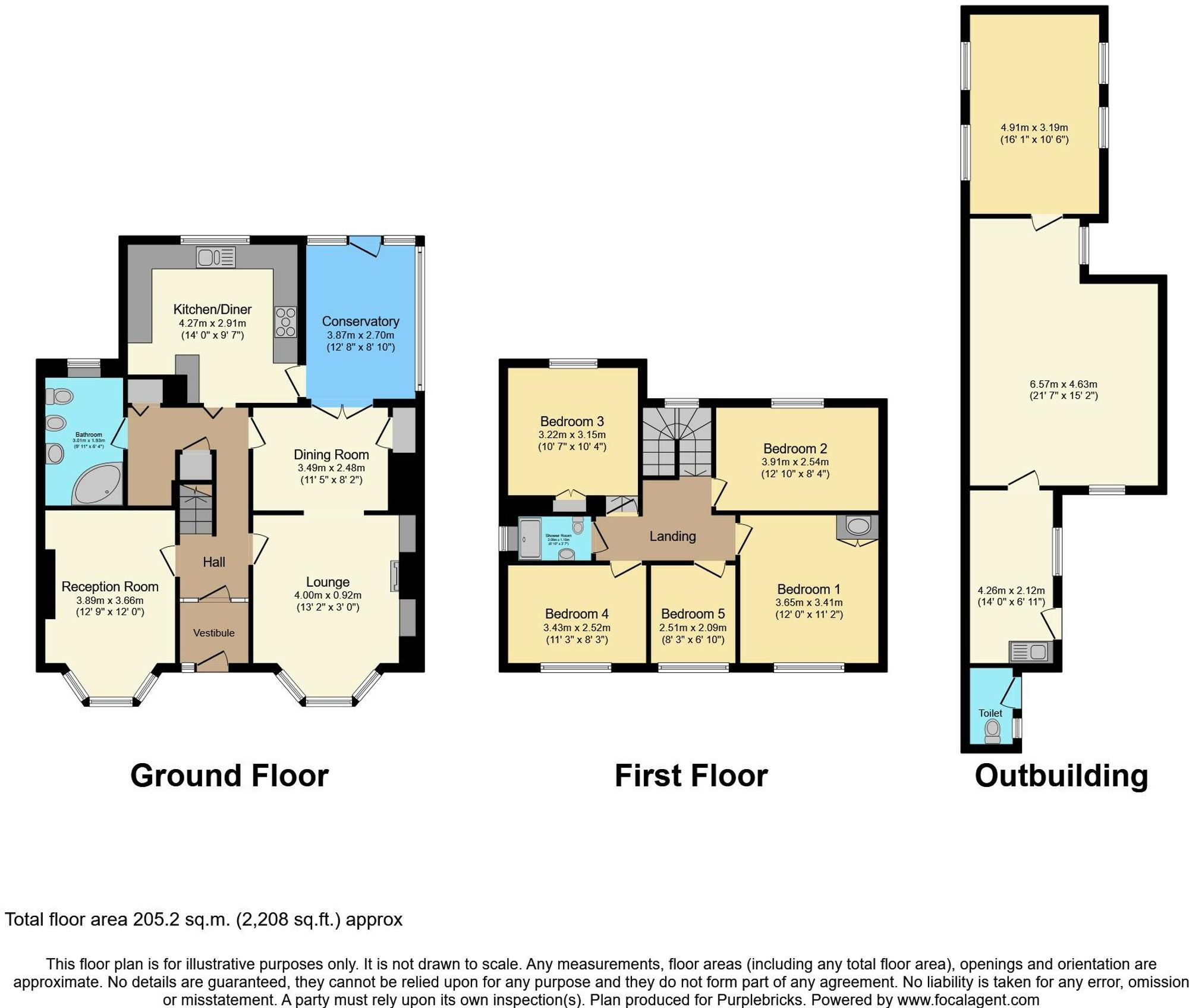 36 Fore Street, Camborne floorplan