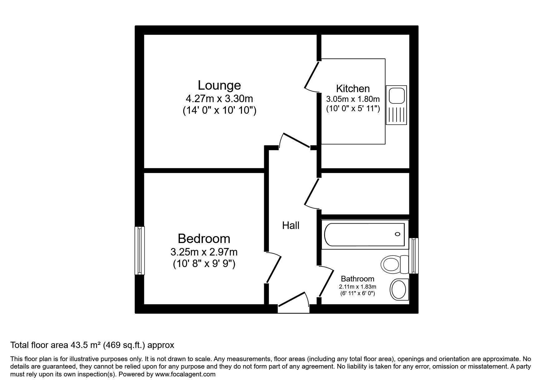 Flat 2, 6, Heriot Street, Fife floorplan